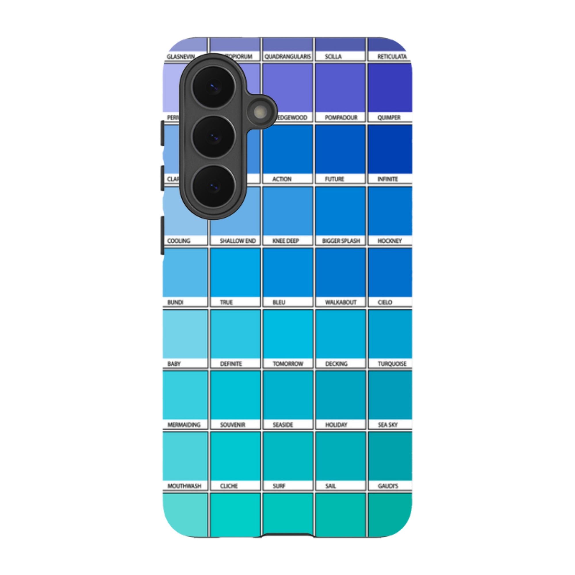 Samsung Tough Case - Blue Chromology By Kitty Joseph