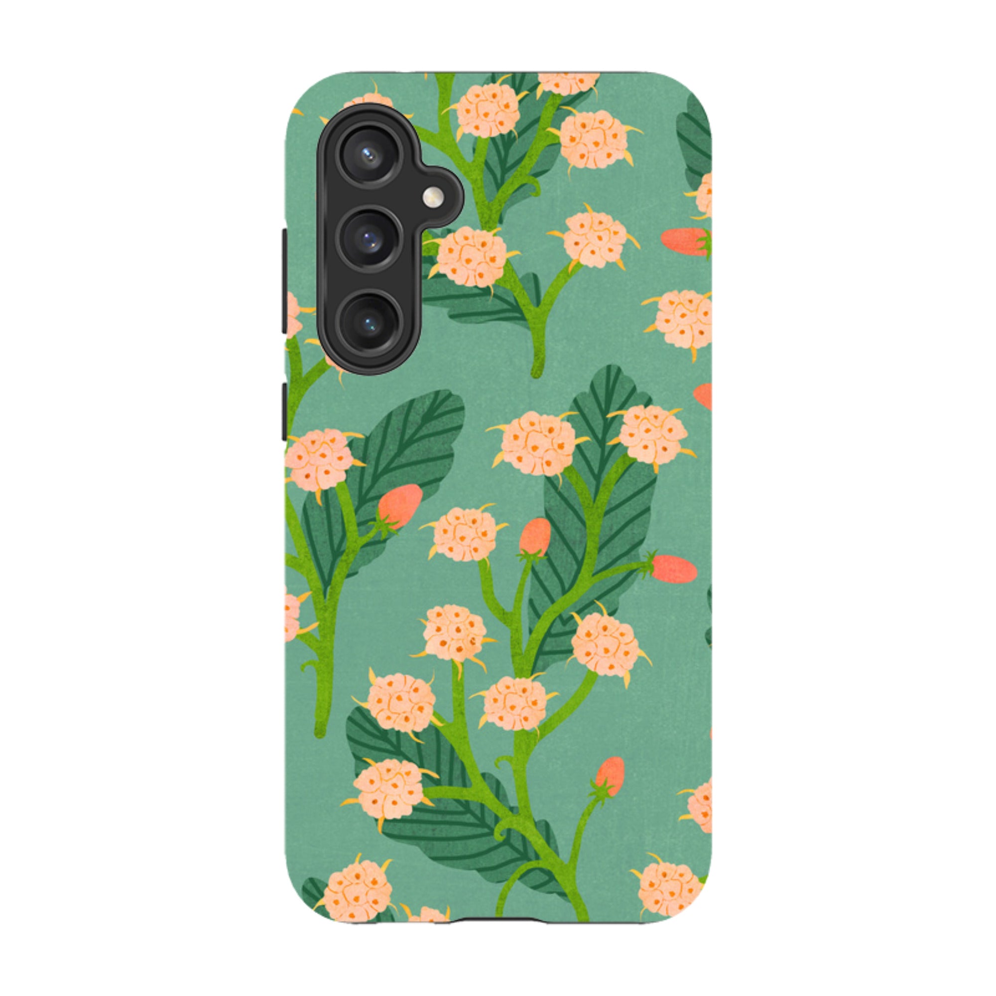 Samsung Tough Case - Summer Seeds Teal By Katherine Quinn