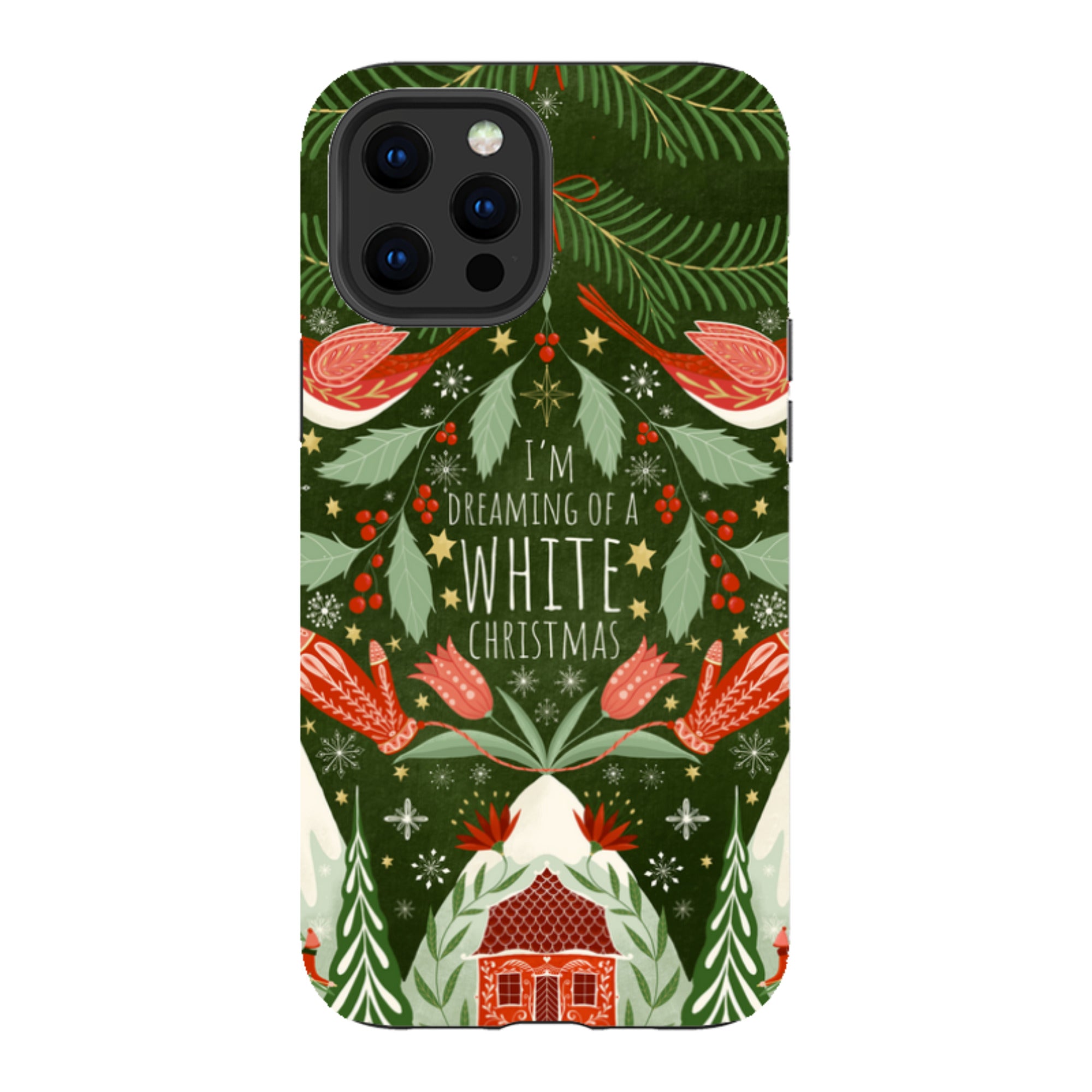 iPhone Tough Case - I'm Dreaming Of a White Christmas By Maja Lindberg