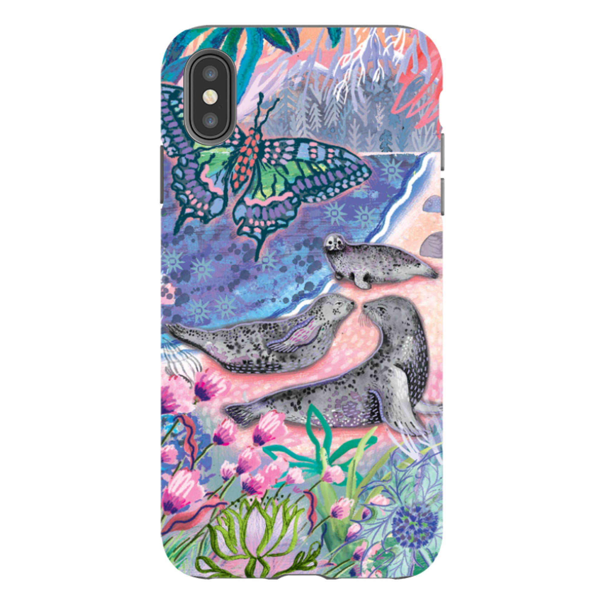 iPhone Case - Scenic Seals Of Norfolk By Emma Frances Grant