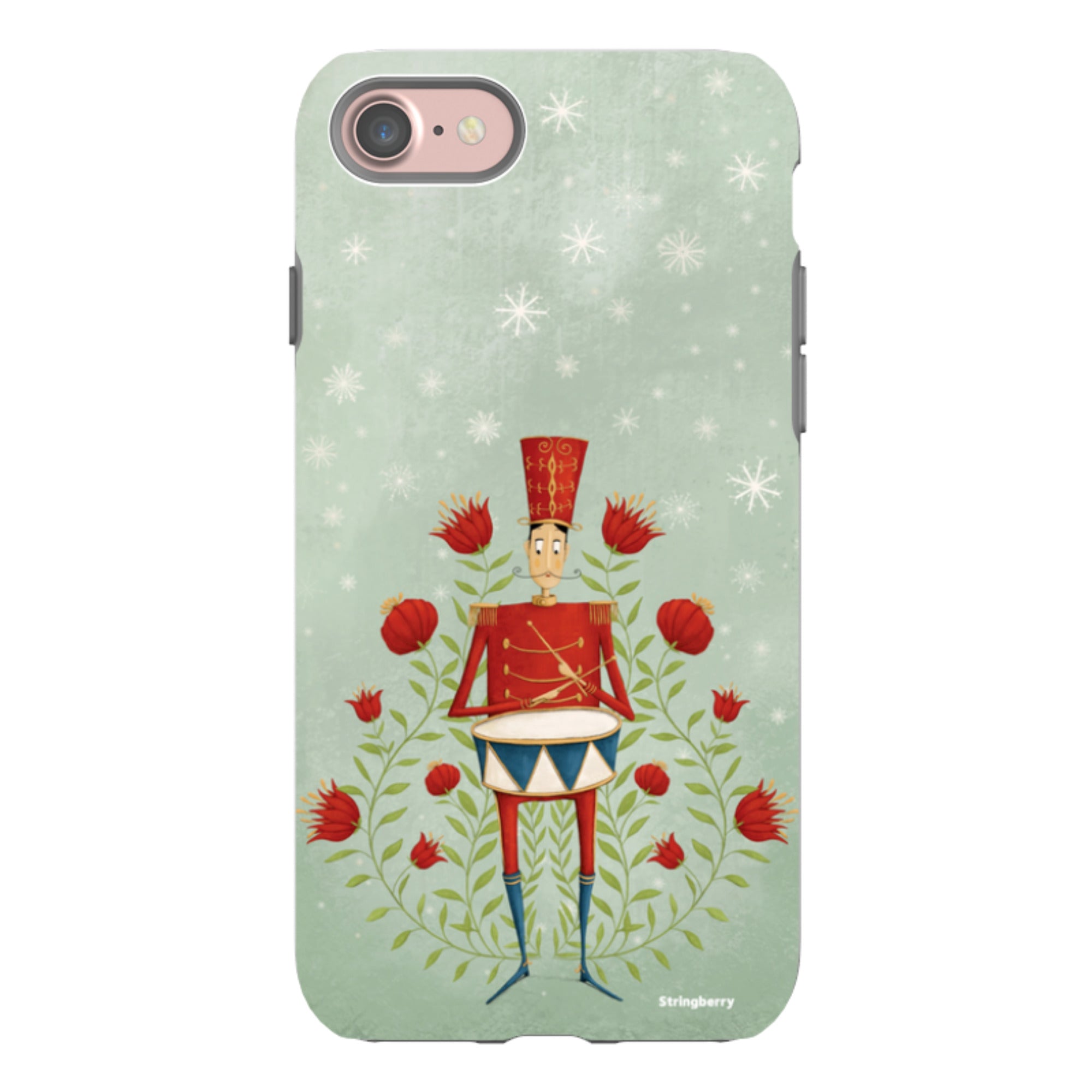 iPhone Tough Case - Drummer Aqua By Maja Lindberg