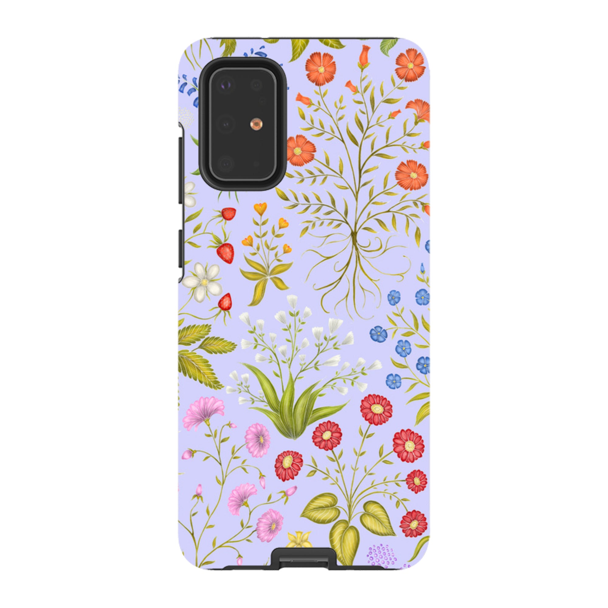 Samsung Tough Case - Fleurs Blue By Catherine Rowe