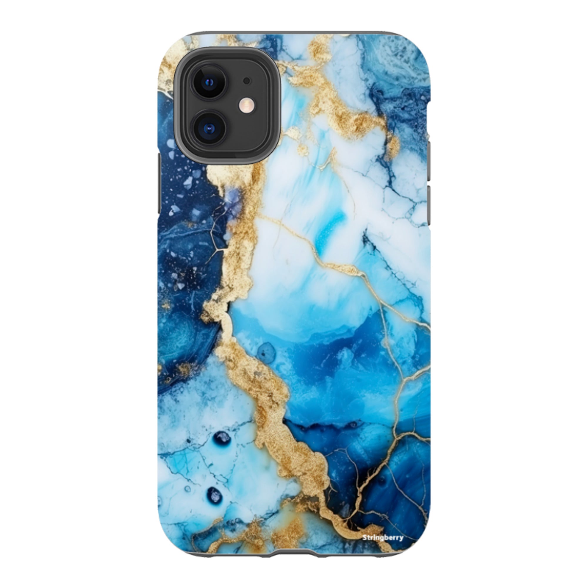iPhone Tough Case - Blue Marbs