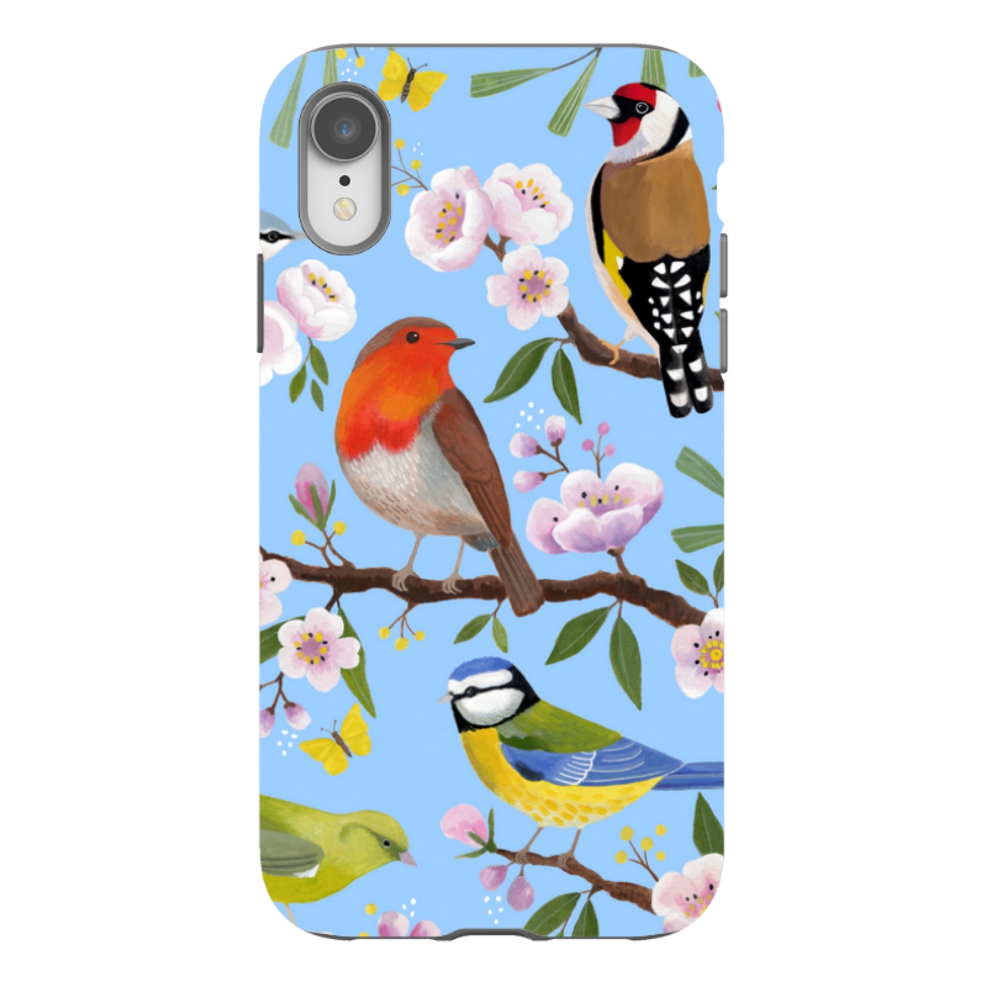 iPhone Tough Case - Garden Birds By Bex Parkin