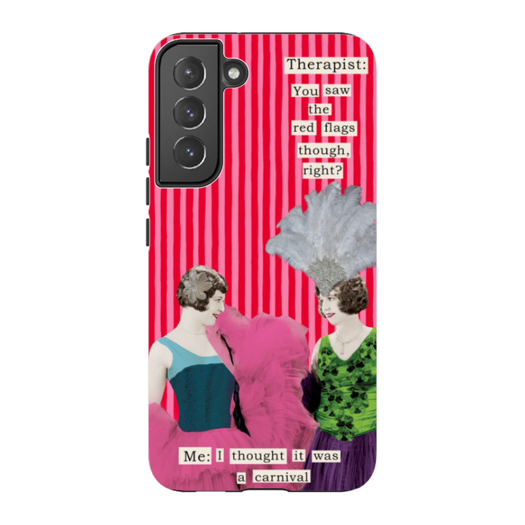 Samsung Tough Case - Therapist Red Flag By Clare Jordan