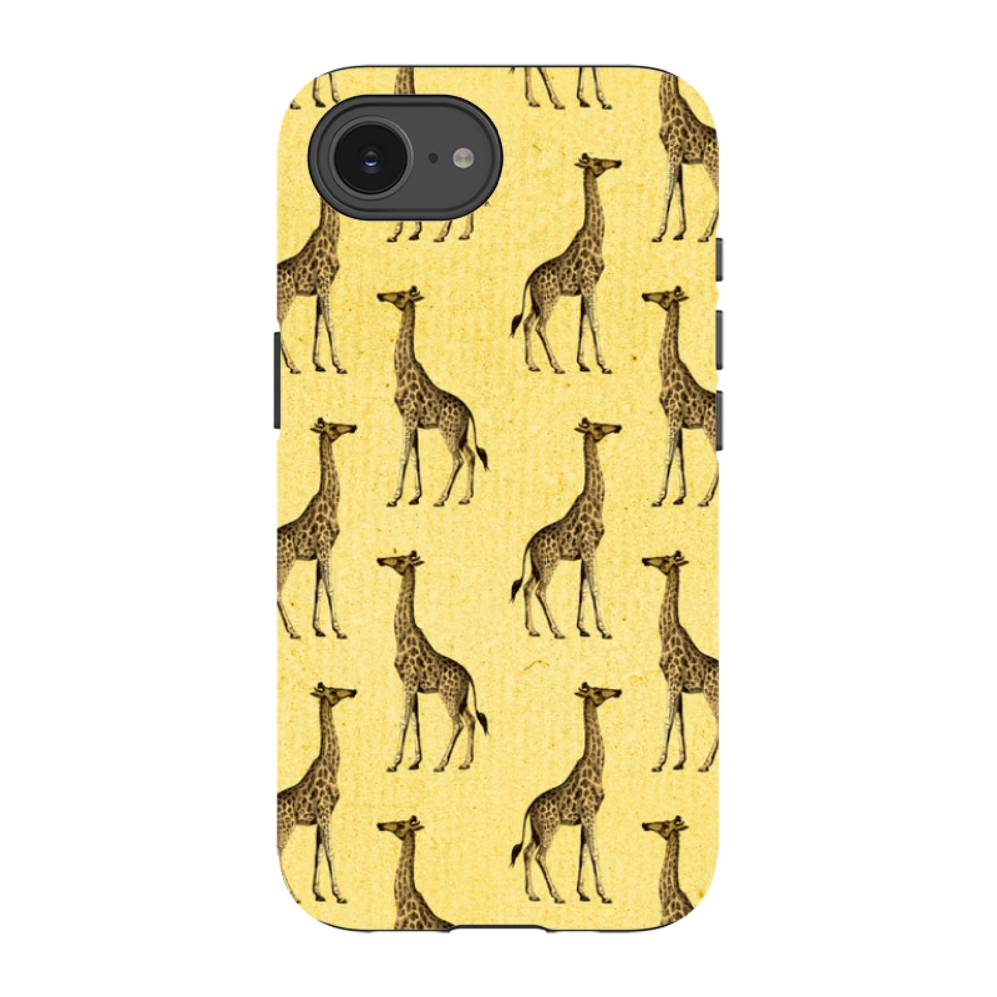 iPhone Tough Case - Yellow Giraffe