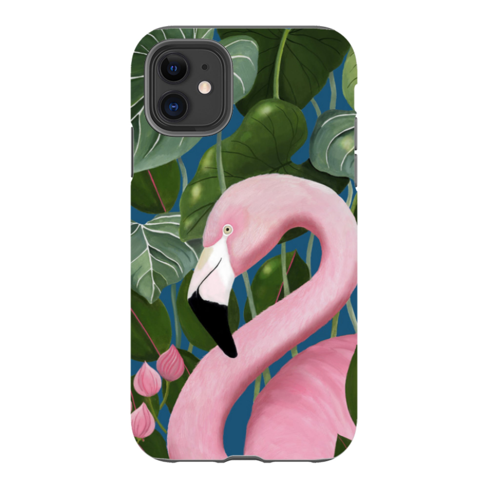 iPhone Tough Case - Flamingo By Bex Parkin