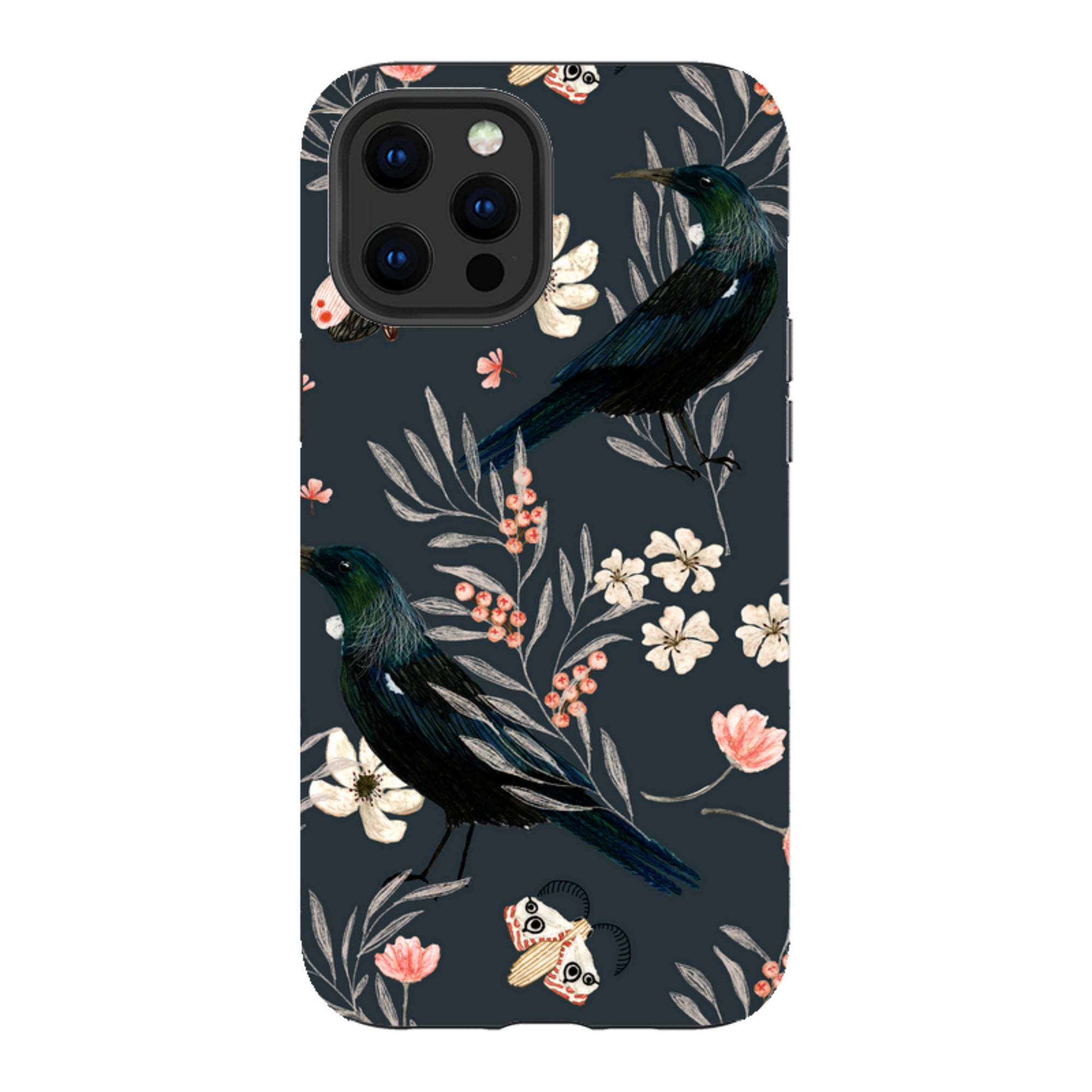 iPhone Tough Case - Moths And Tuis By Katherine Quinn