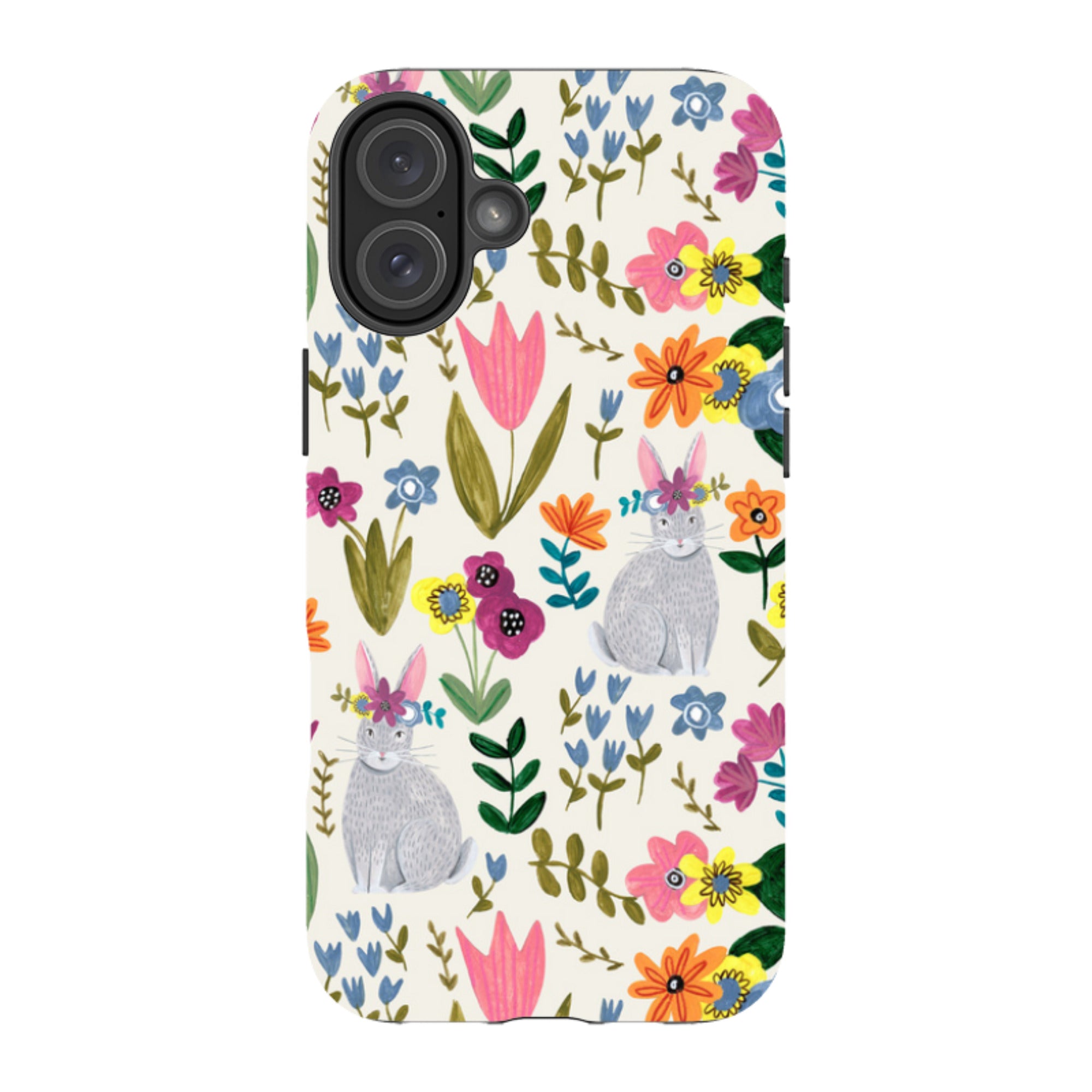iPhone MagSafe Tough Case -  Rabbit Floral By Caroline Bonne Muller