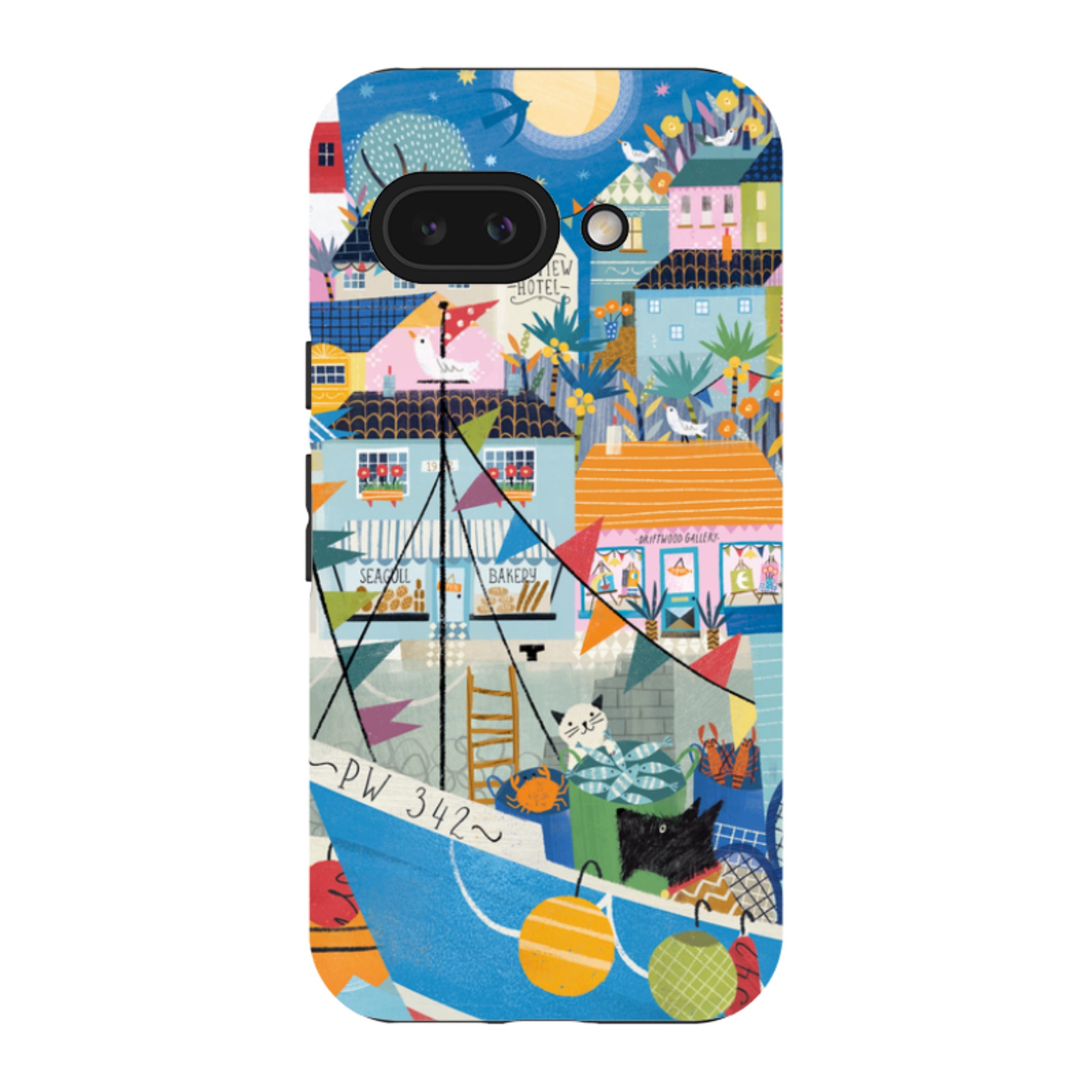 Google Tough Case - Night Harbour 2 By Ali Brookes