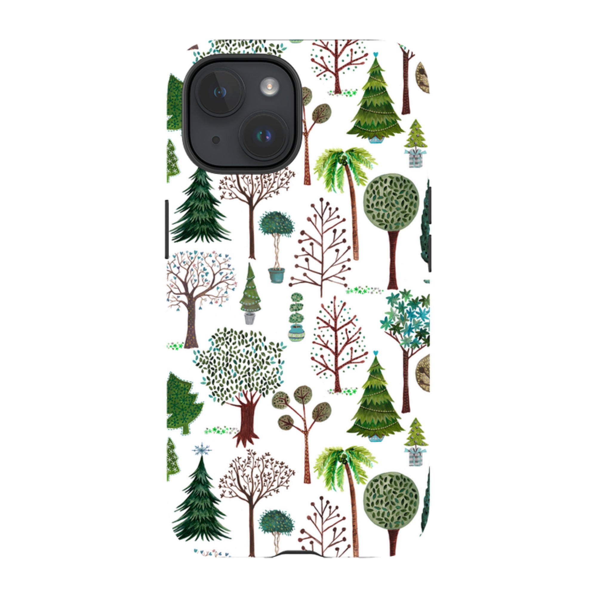 iPhone MagSafe Tough Case -  Xmas Trees By Caroline Bonne Muller