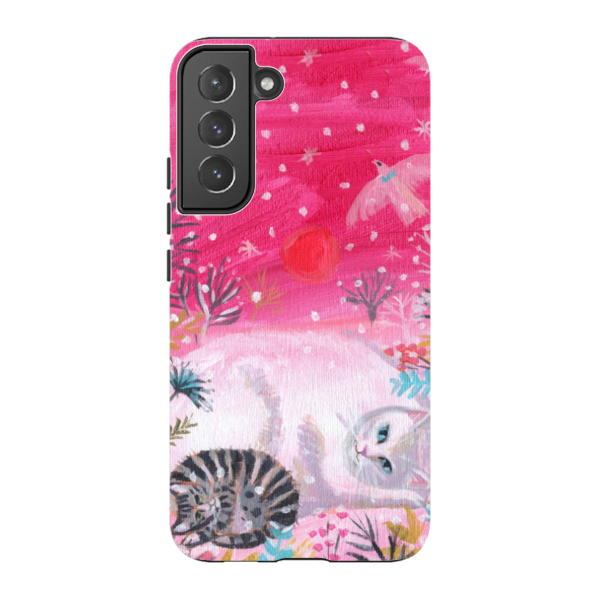 Samsung Tough Case - Christmas Cats By Mary Stubberfield
