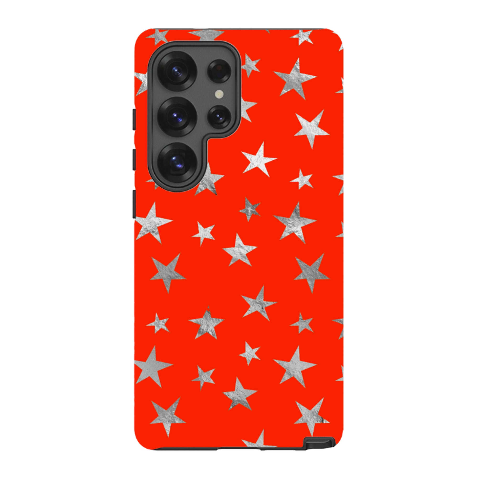 Samsung Tough Case - Red and Silver Stars