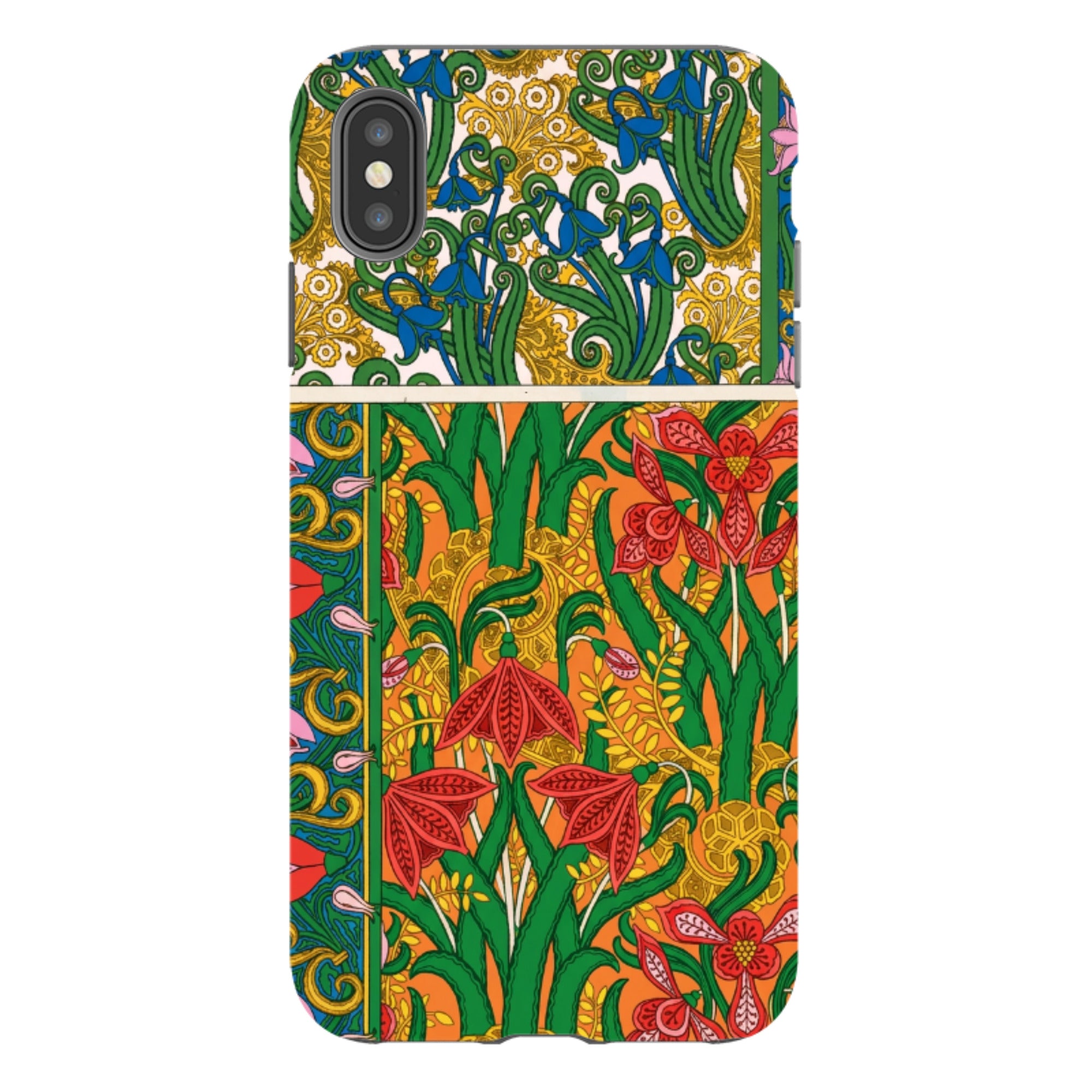iPhone Tough Case - Vintage Art Nouveau Lily