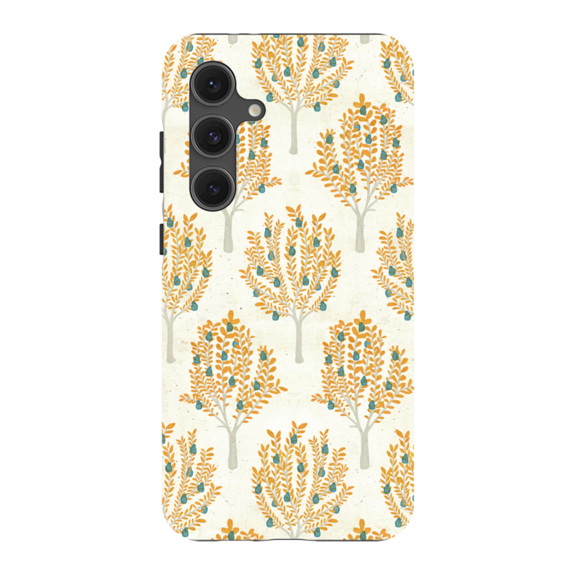 Samsung Tough Case - Pear Trees Cream By Katherine Quinn
