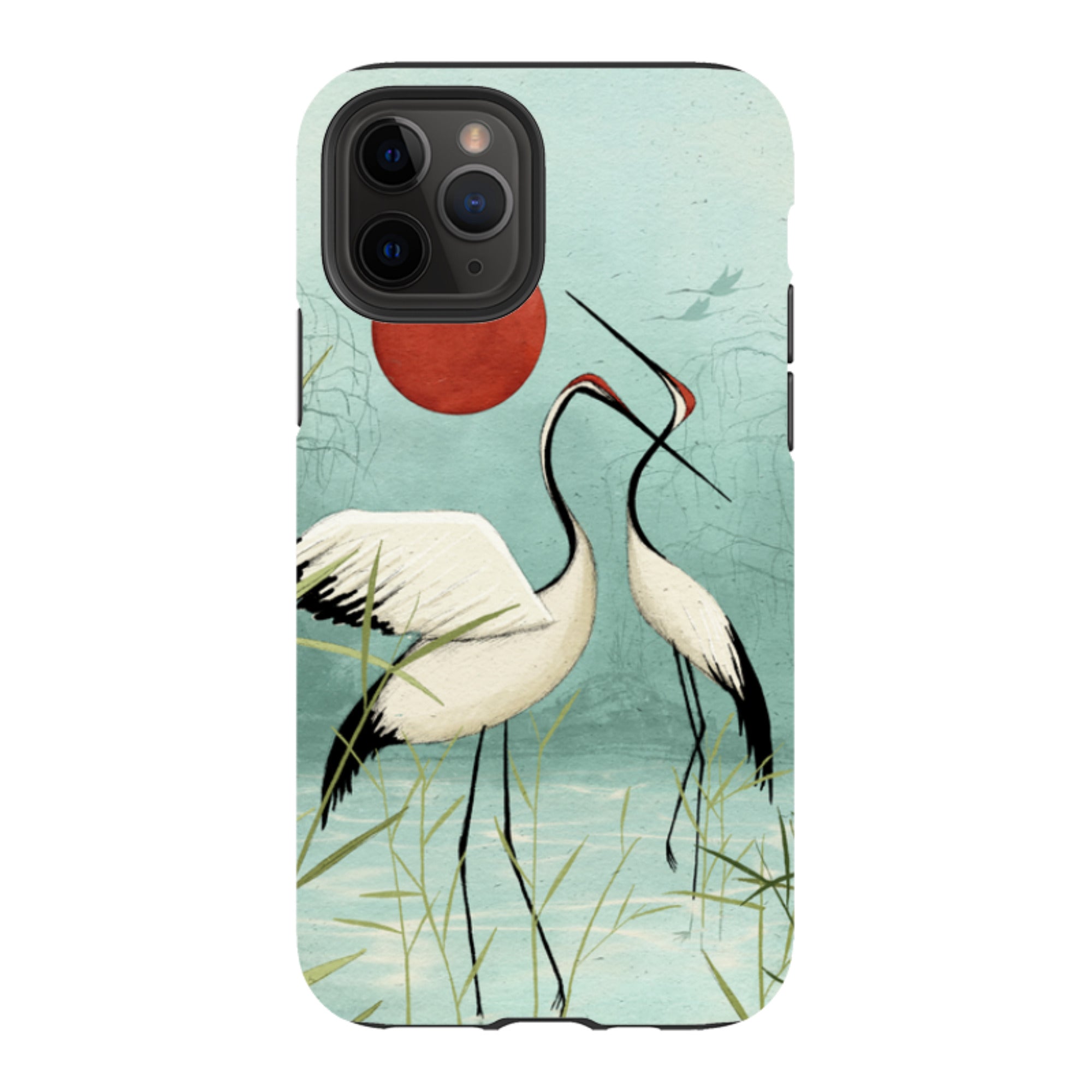 iPhone Tough Case - Cranes By Maja Lindberg