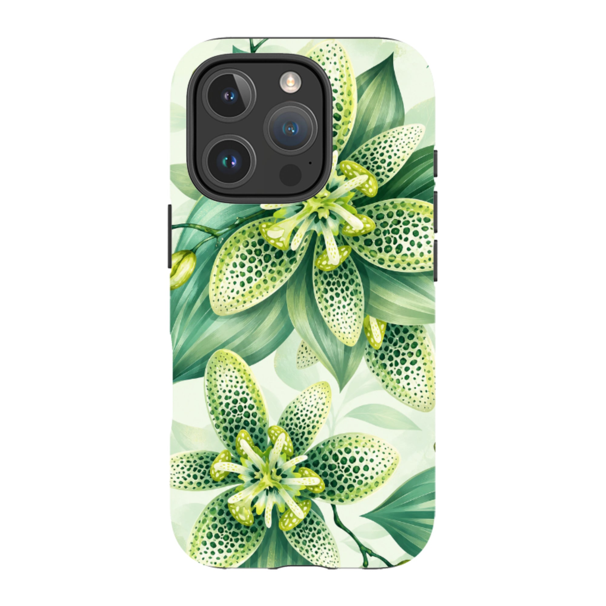iPhone MagSafe Tough Case - Sage Green Lily
