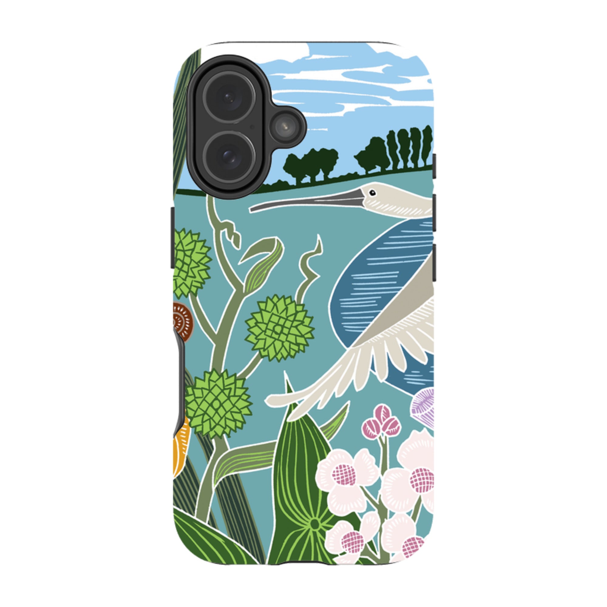 iPhone Tough Case - Spoonbill By Kate Heiss