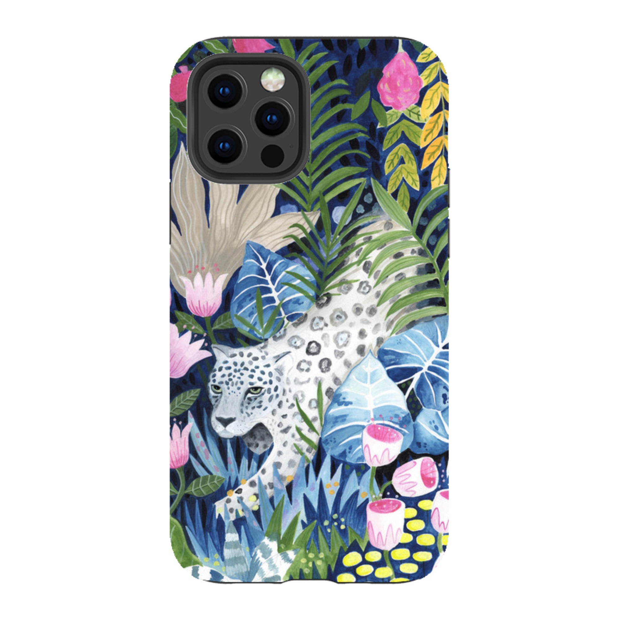 iPhone Tough Case - Prowling Leopard By Bex Parkin