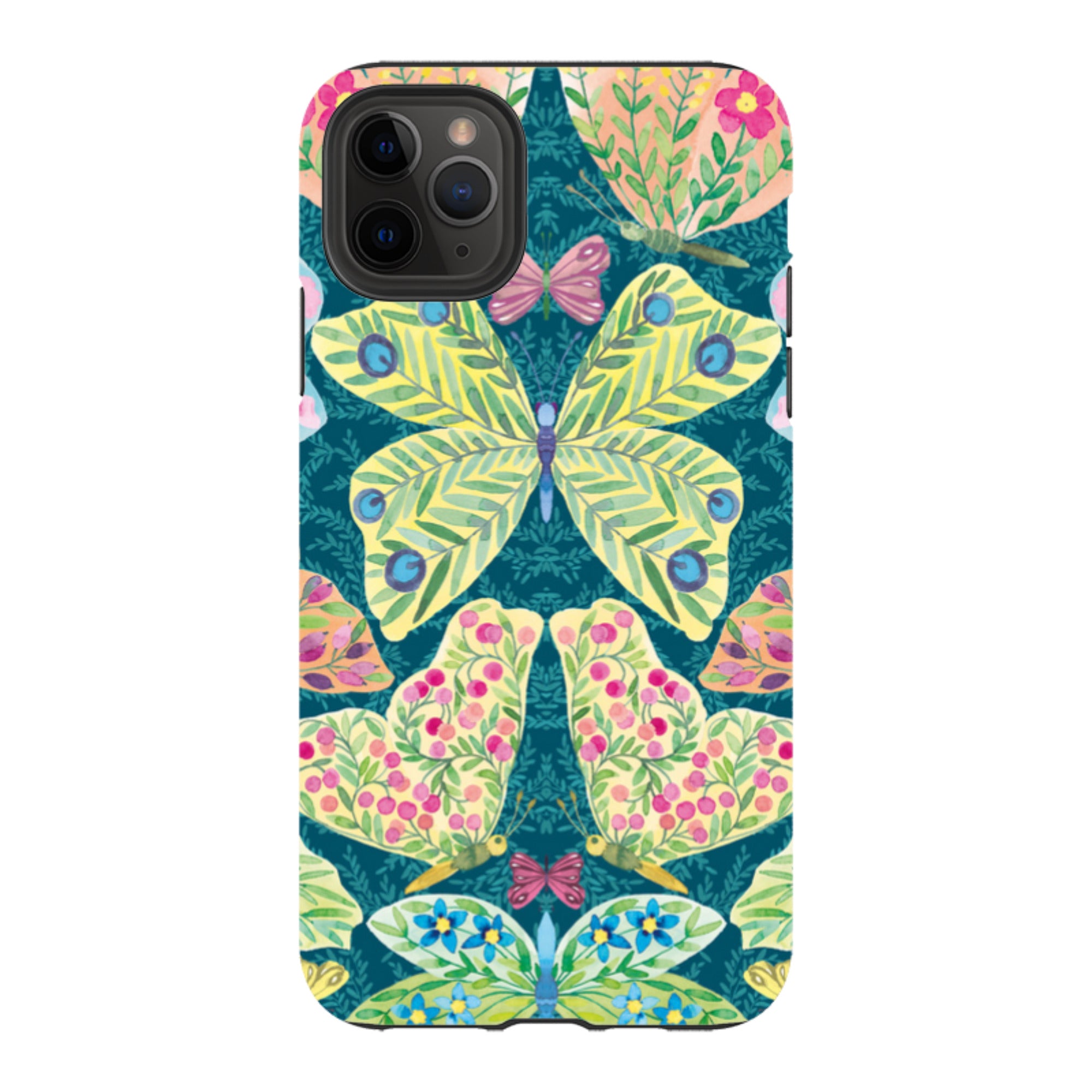 iPhone Tough Case - Butterflies By Elisabeth Haager