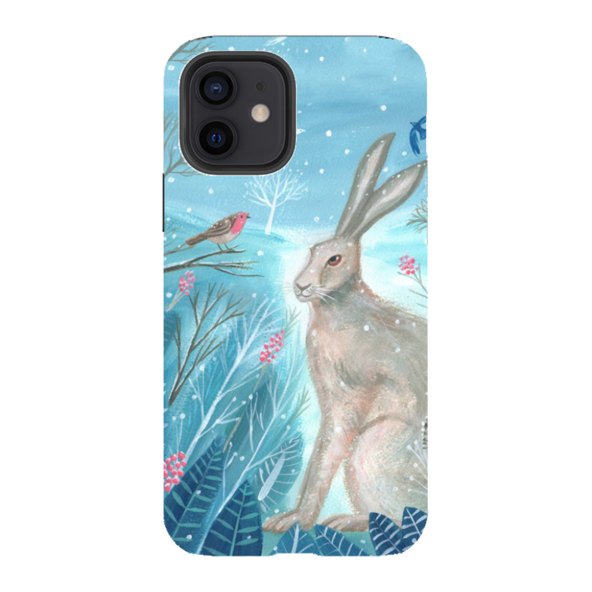 iPhone Tough Case - Winter Hare By Mary Stubberfield