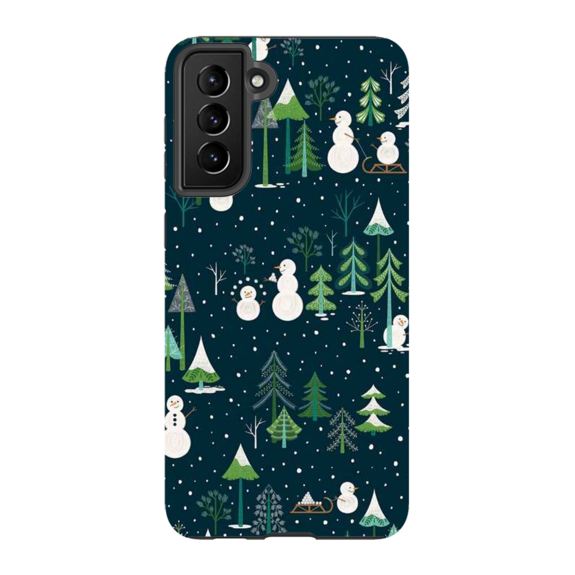 Samsung Tough Case - Snowman Playground By Jenny Zemanek