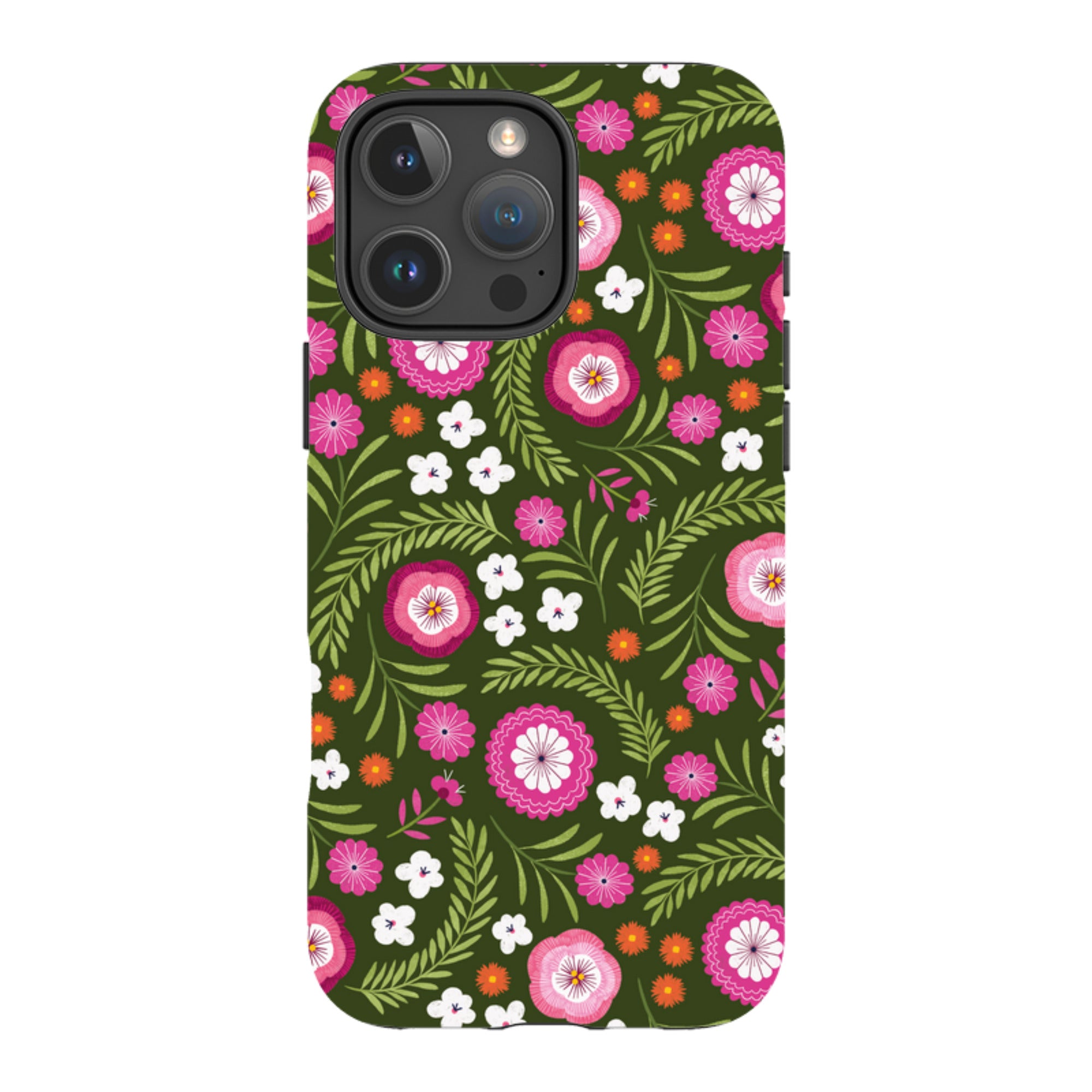 iPhone Tough Case - Posy Garden III By Ali Brookes