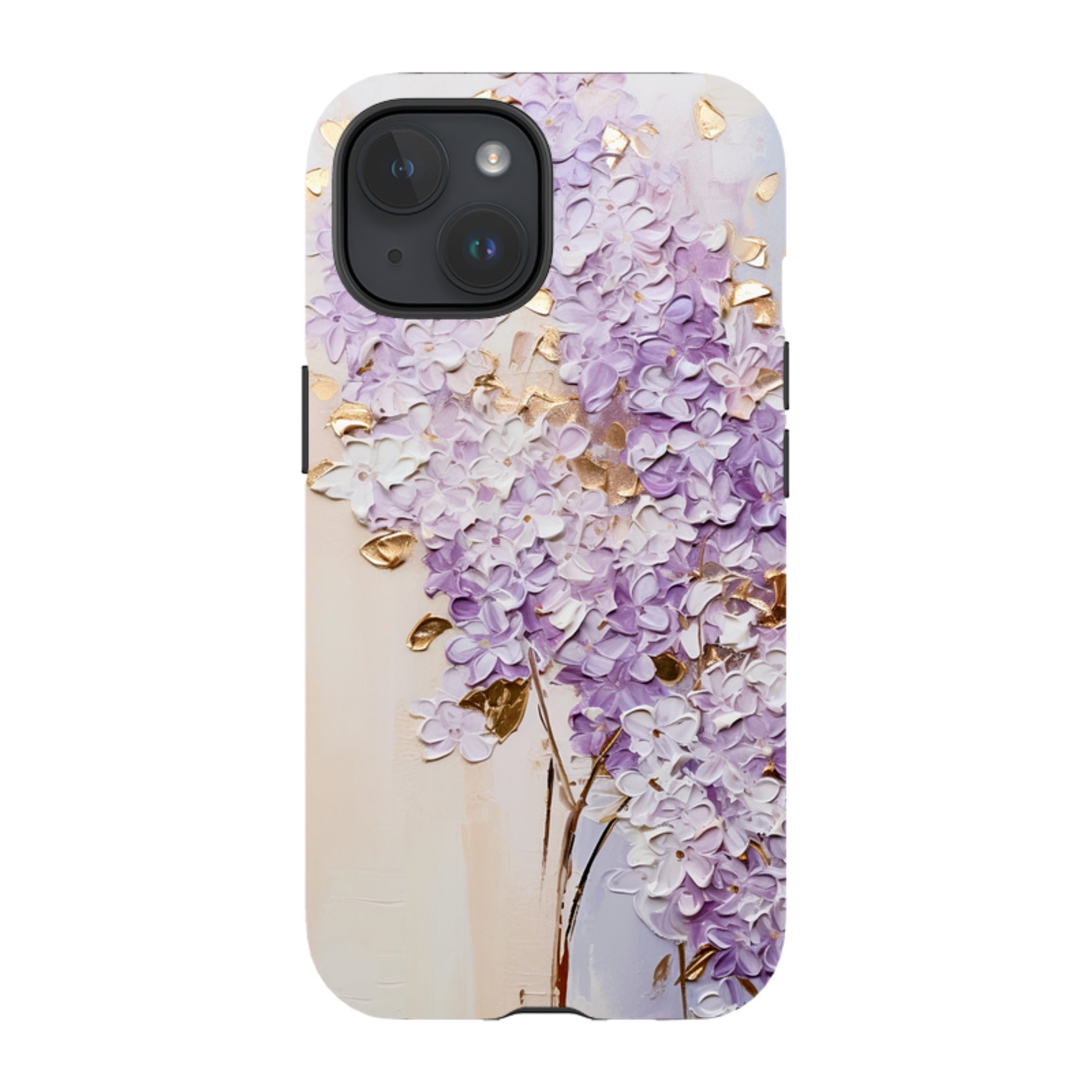 iPhone Tough Case - Purple Floral