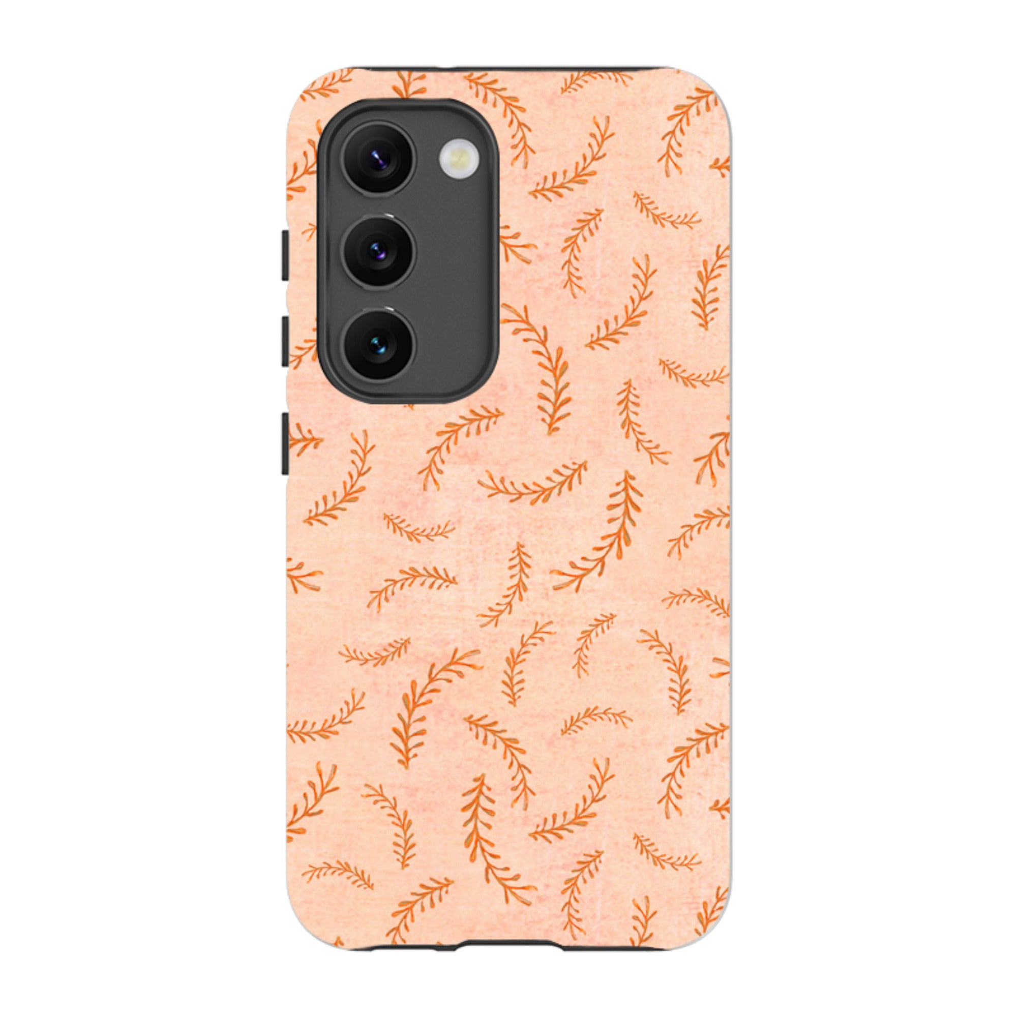 Samsung Tough Case - Feathers Pink By Katherine Quinn