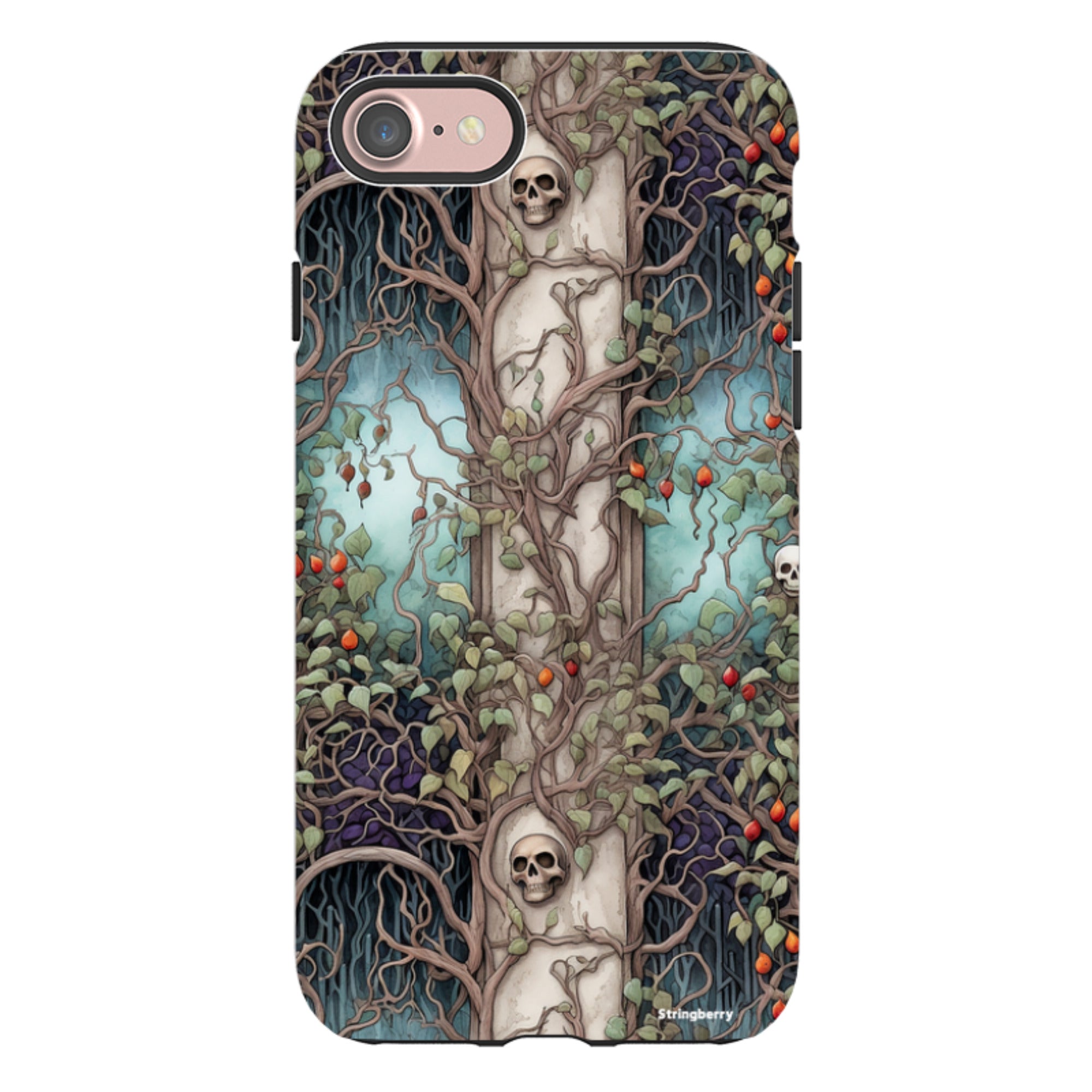 iPhone Tough Case - Skull Trees