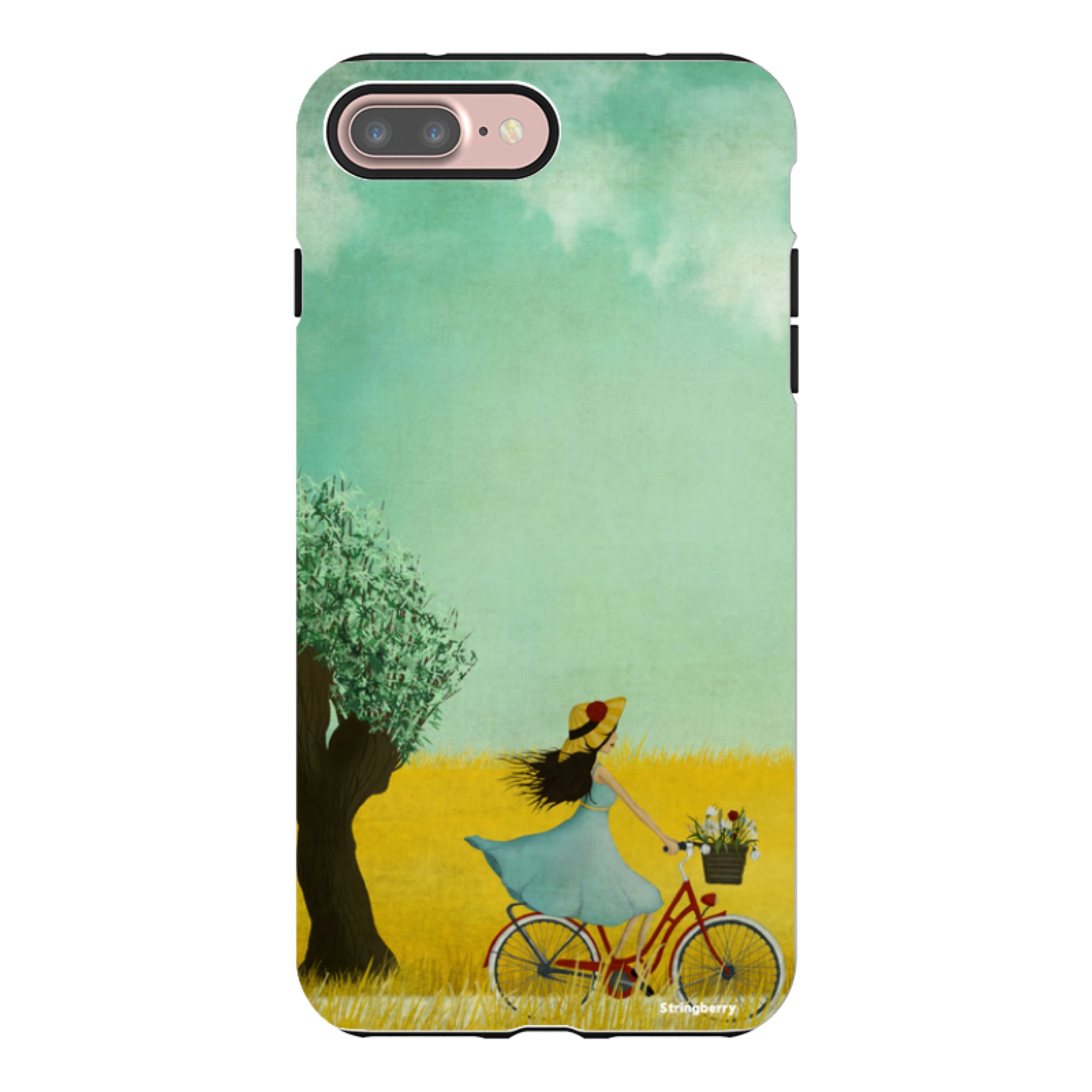 iPhone Tough Case - Bike Ride By Maja Lindberg
