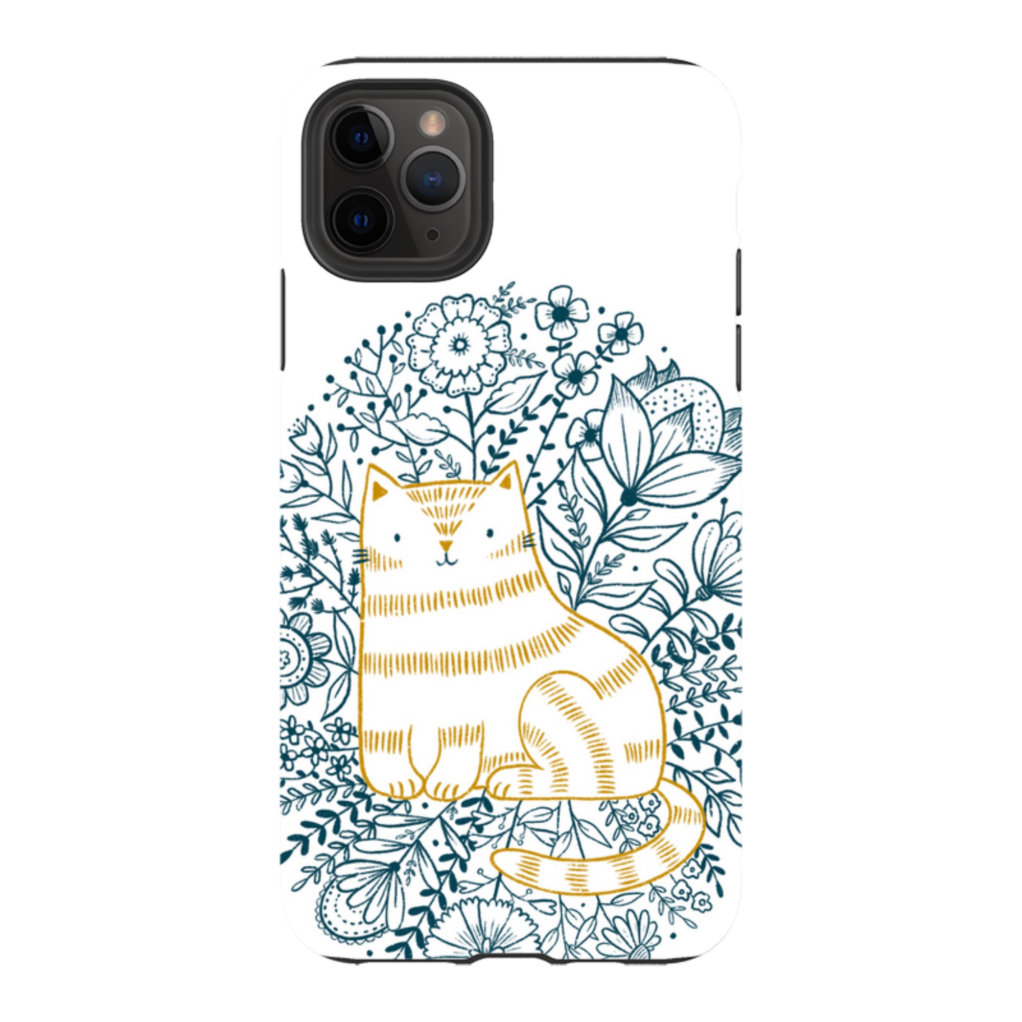 iPhone Tough Case - Cat Design By Suzy Taylor