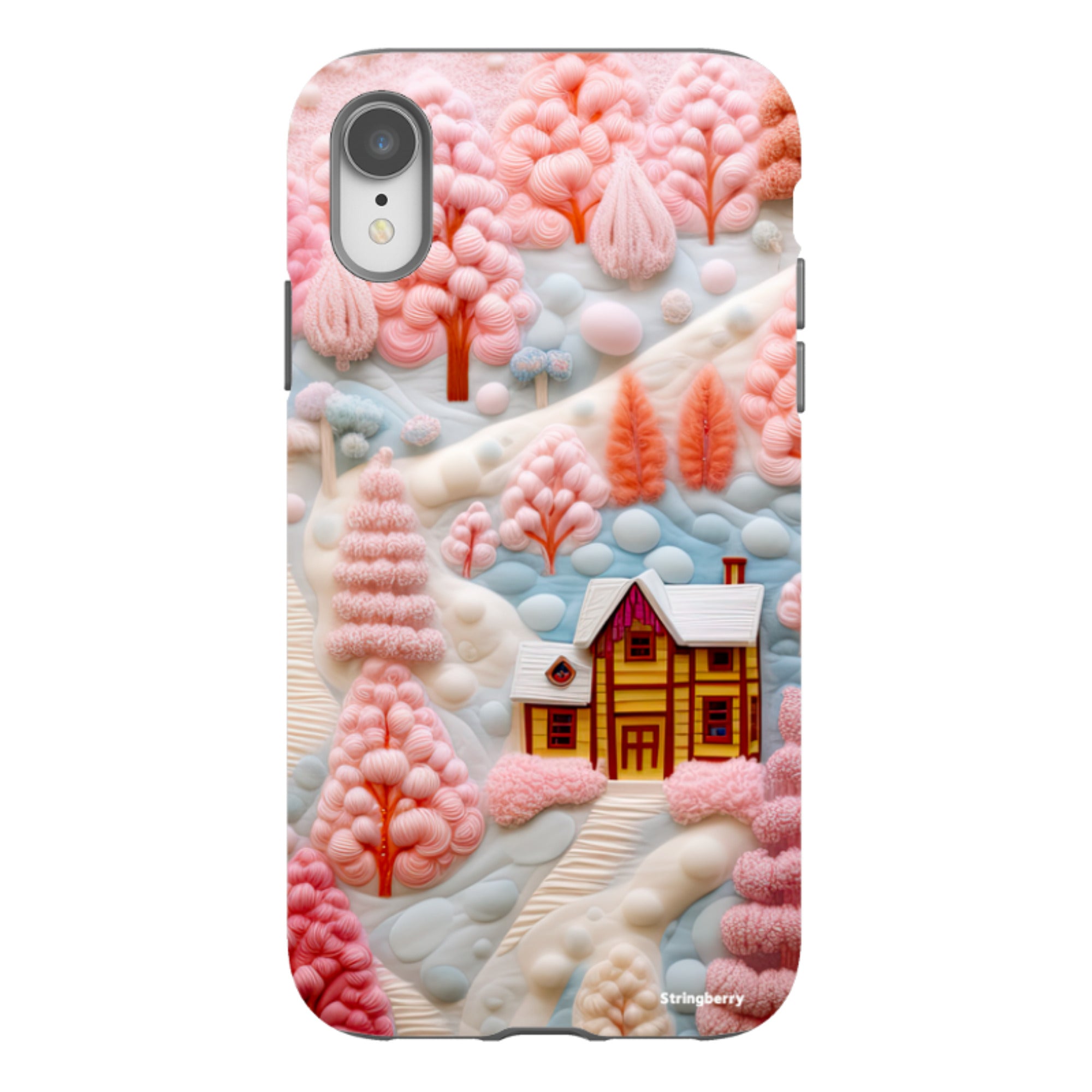 iPhone Tough Case - Embroidery Christmas
