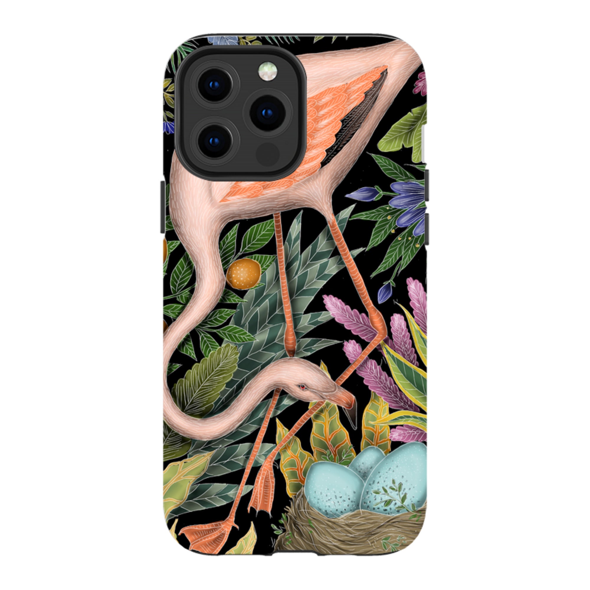 iPhone MagSafe Tough Case - Flamingo By Catherine Rowe