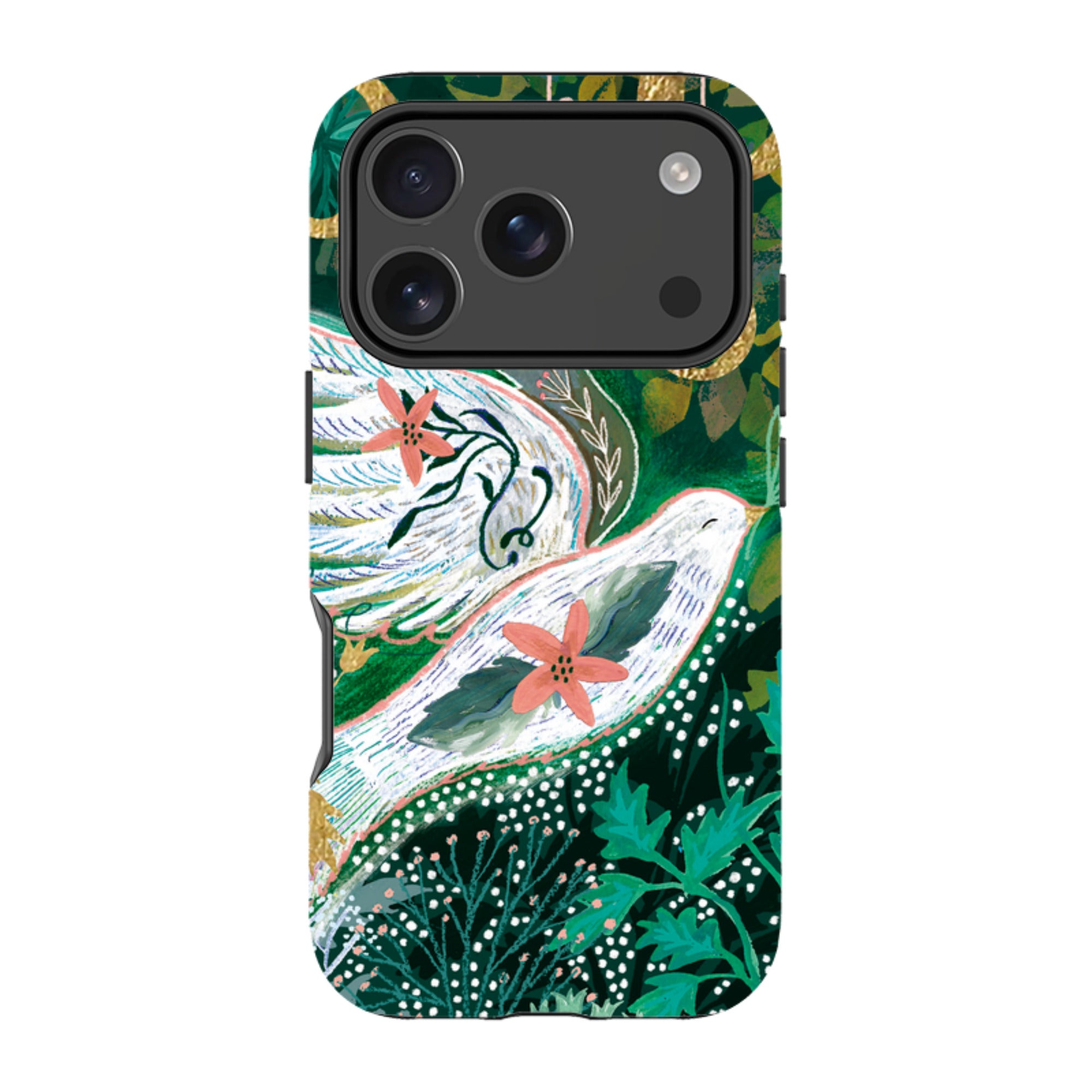 iPhone Tough Case - Gold Rings By Emma Frances Grant