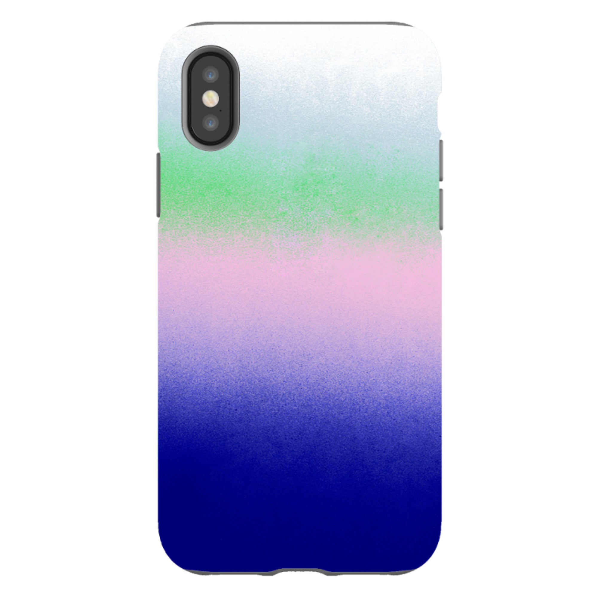 iPhone Tough Case - Rainbow Haze By Kitty Joseph