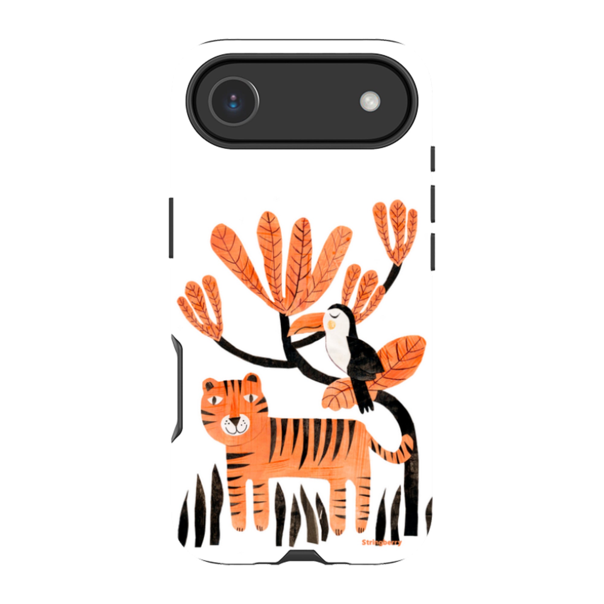 iPhone Tough Case - Tiger And Toucan By Tracey English