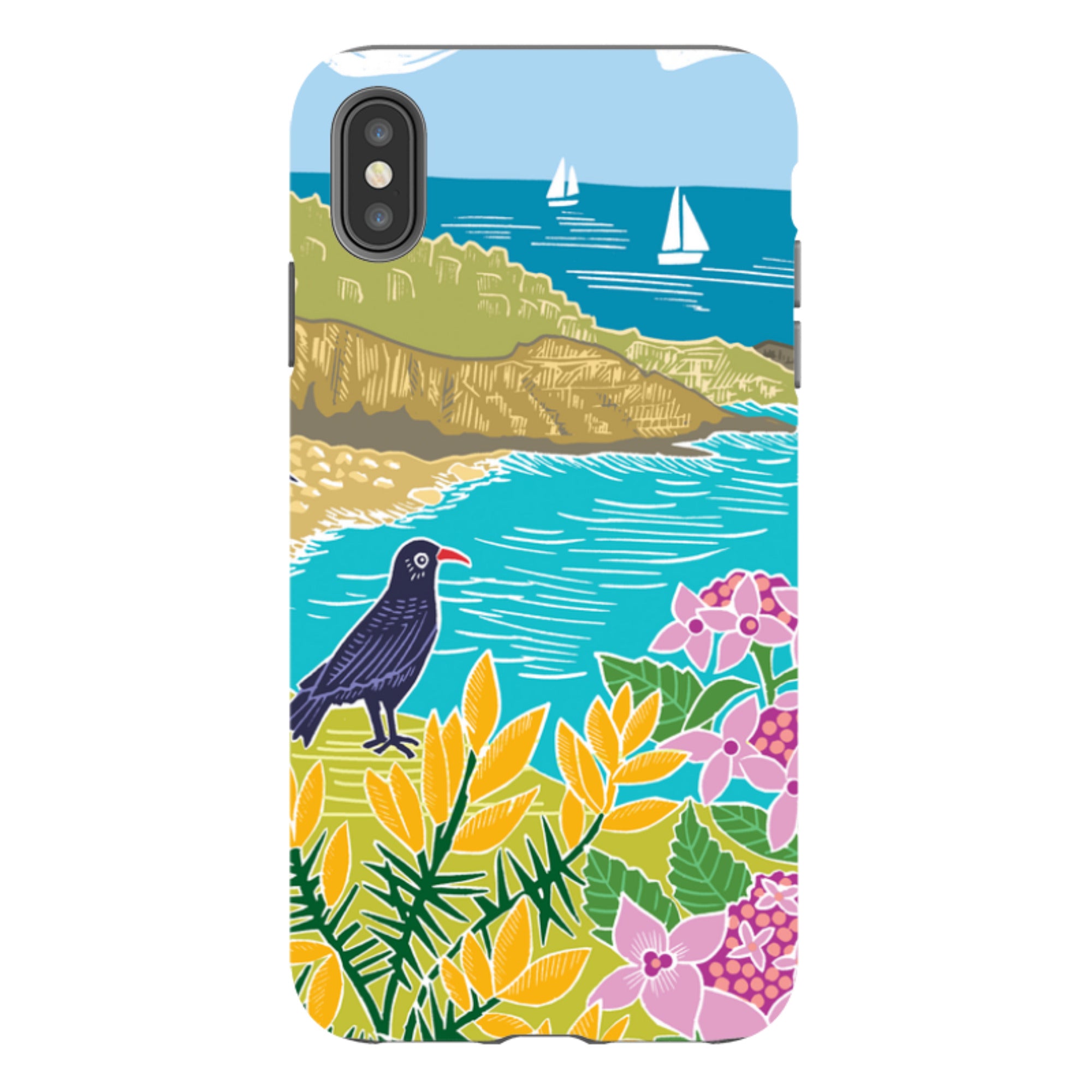 iPhone Tough Case - Porthgwarra Walk By Kate Heiss