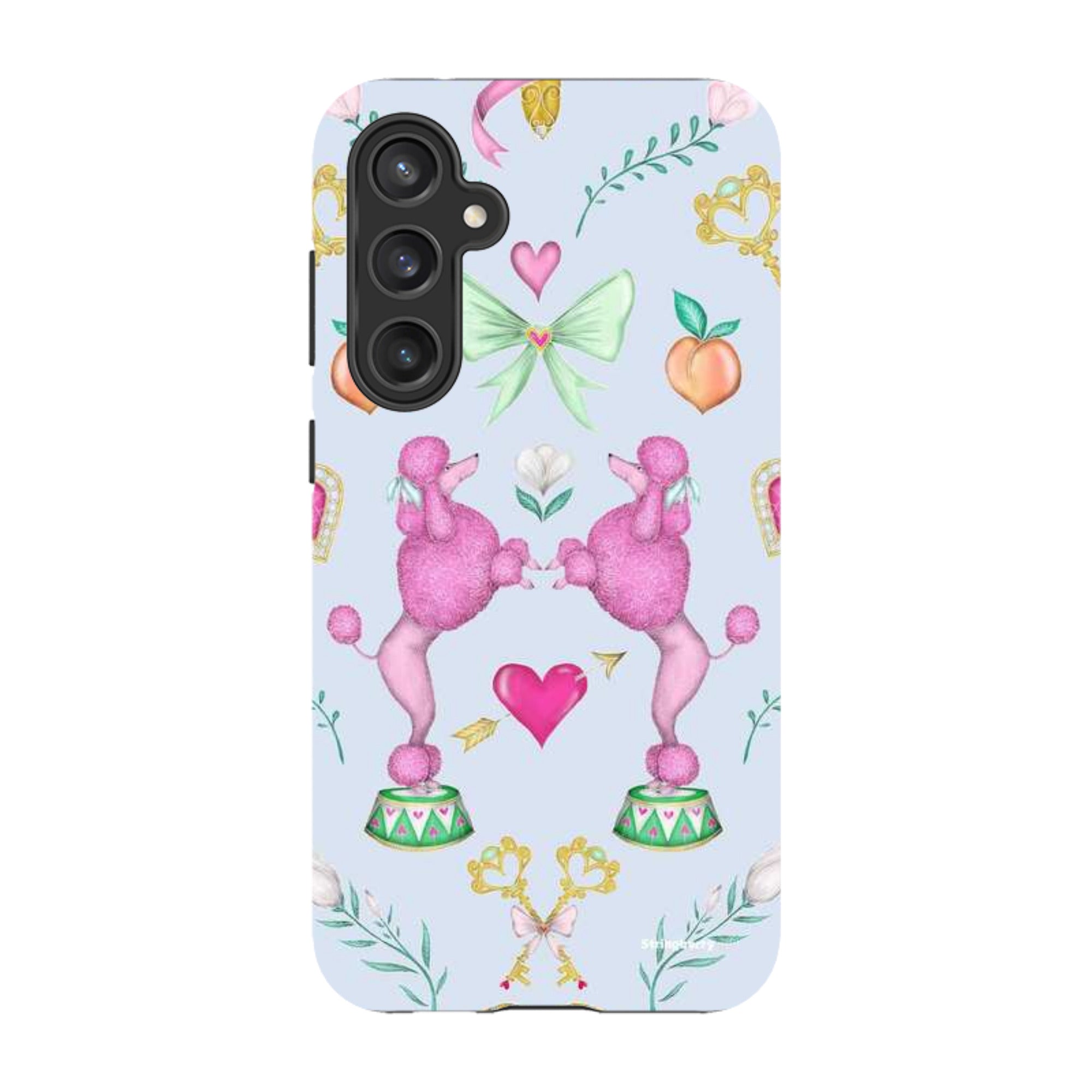 Samsung Tough Case - Pink Poodle Parlour Powder By Catherine Rowe