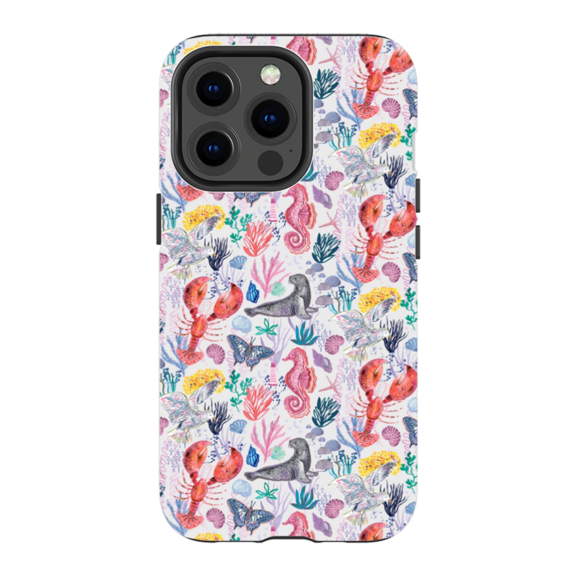 iPhone Case - Coastline Pattern-D By Emma Frances Grant