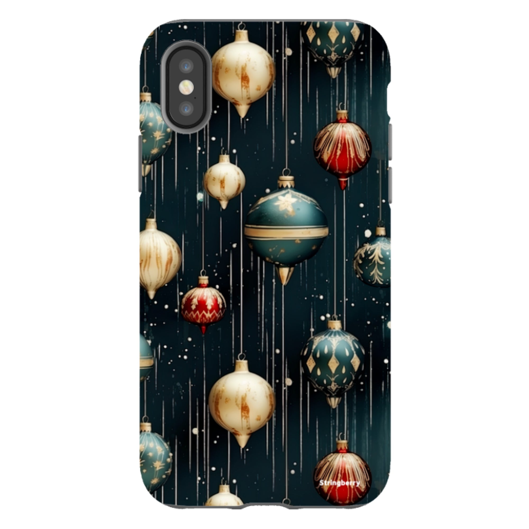 iPhone Tough Case - Christmas Baubles