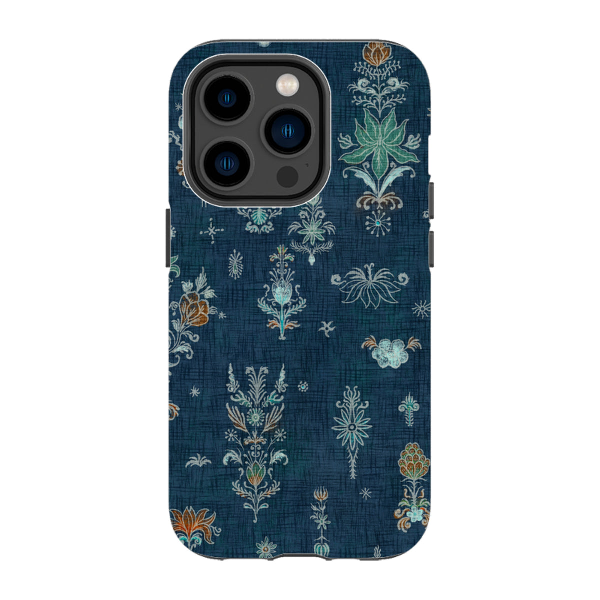 iPhone Tough Case - Jewel Spirit - Navy Rust By Katherine Quinn