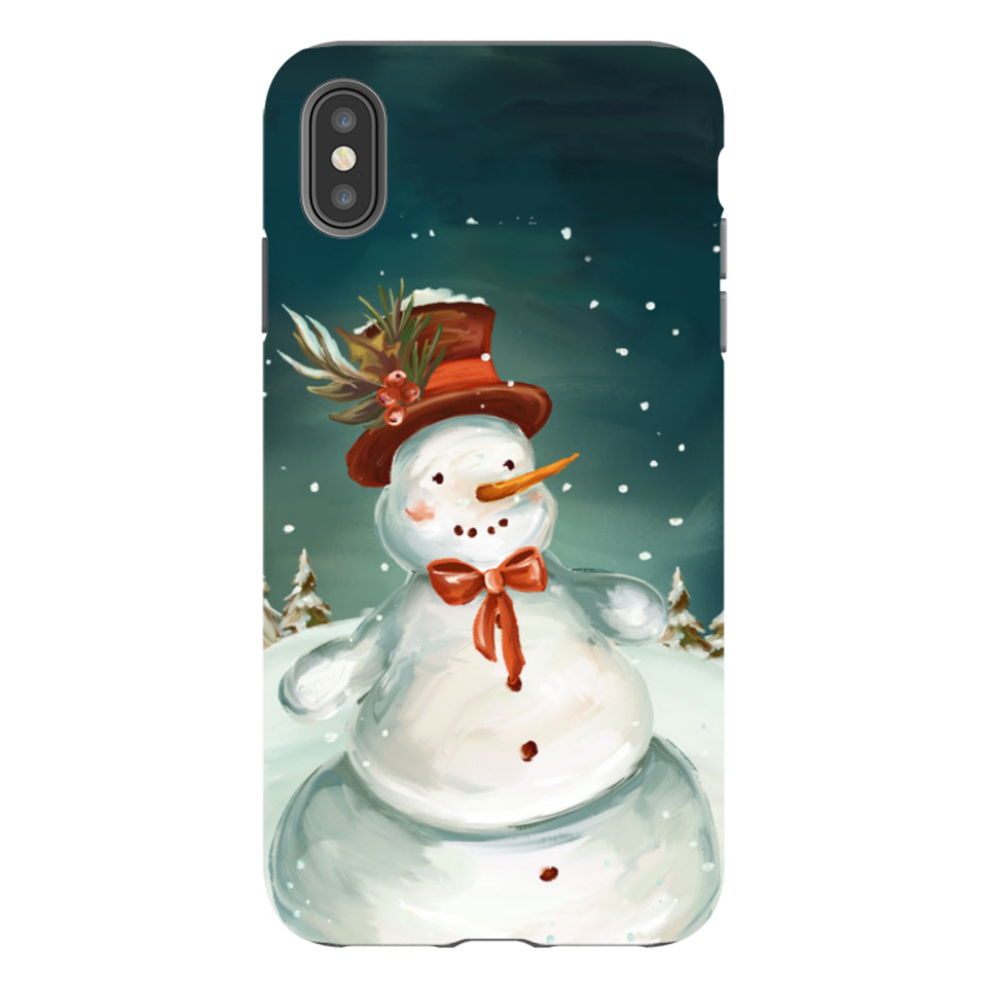 iPhone Tough Case - Snowman