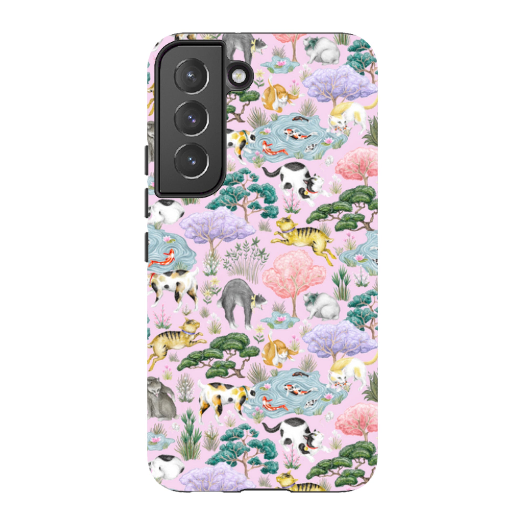 Samsung Tough  Case - Cat Garden By Catherine Rowe