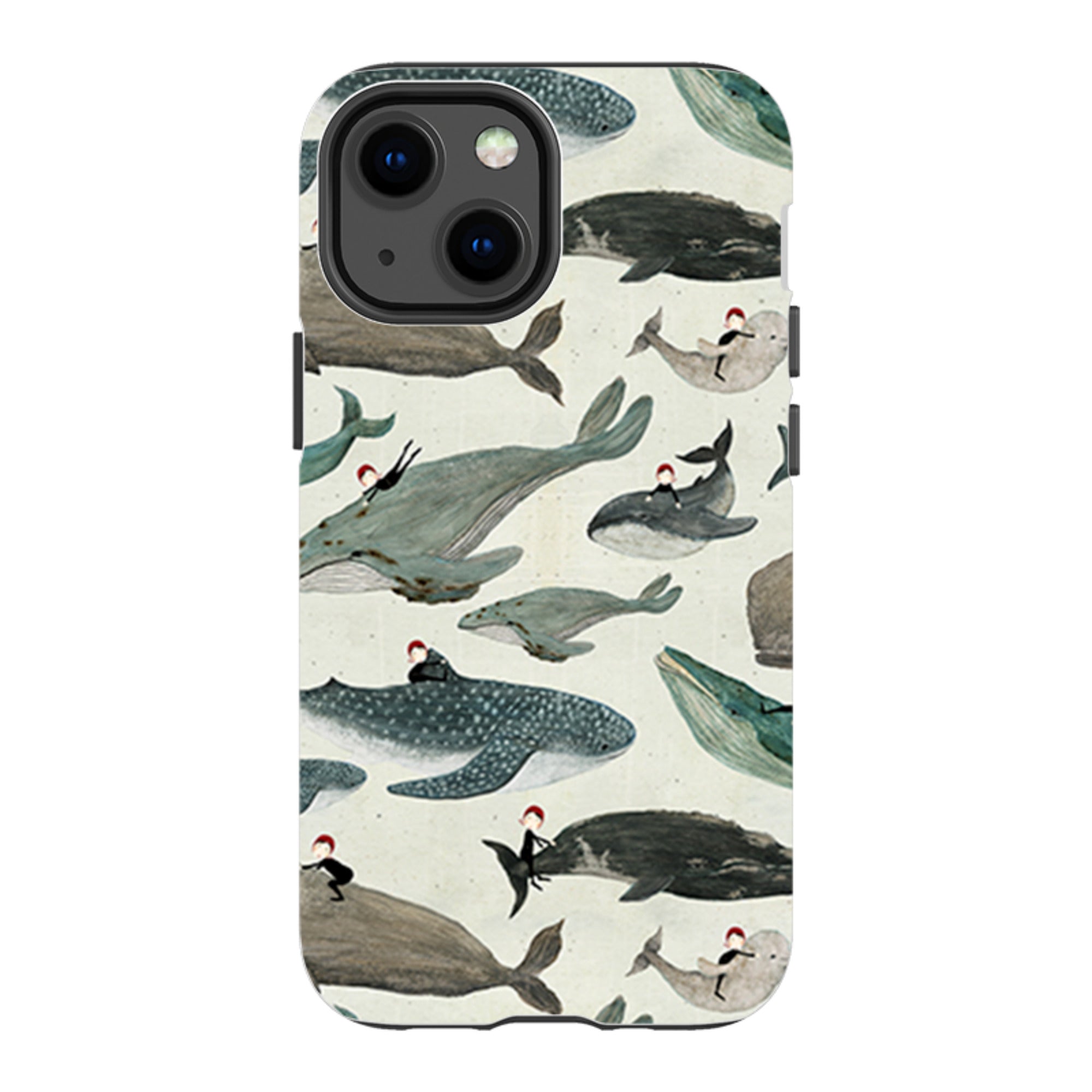 iPhone Tough Case - Whale Rider By Katherine Quinn
