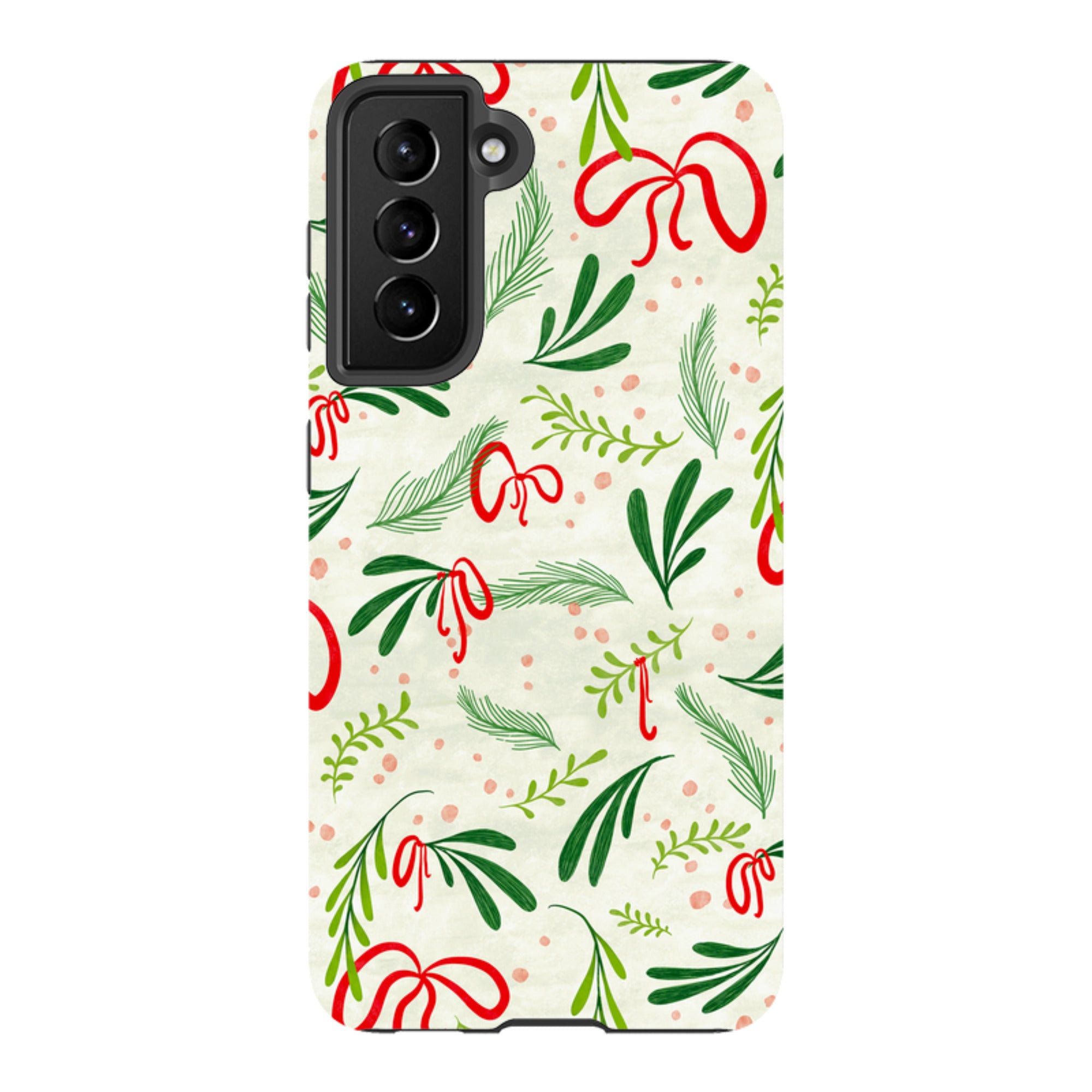 Samsung Tough Case - Christmas Bows By Katherine Quinn