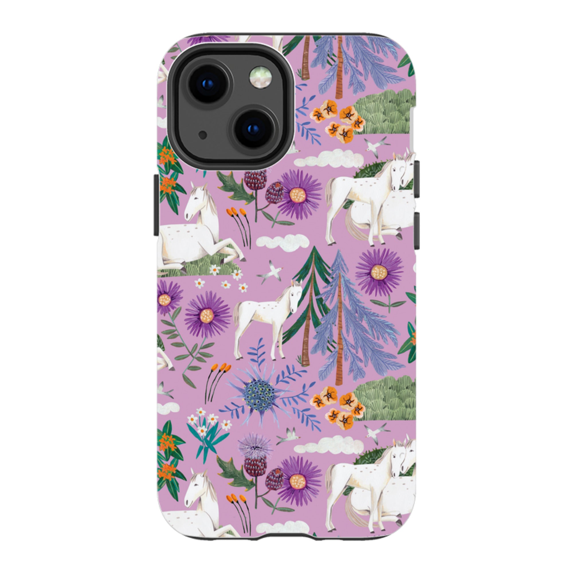 iPhone Tough Case - Horse Pattern II By Caroline Bonne Muller