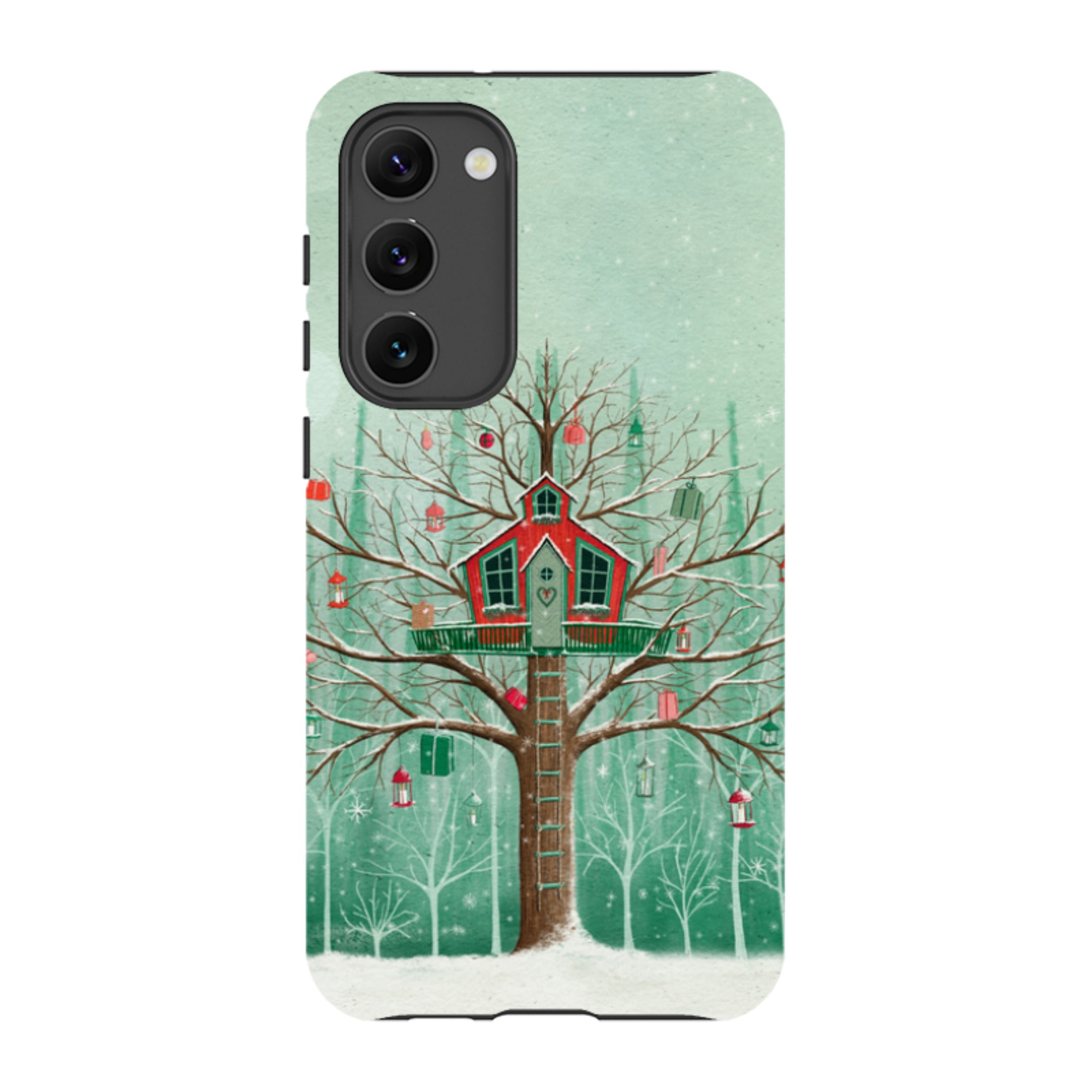 Samsung Tough Case - Christmas Tree House By Maja Lindberg