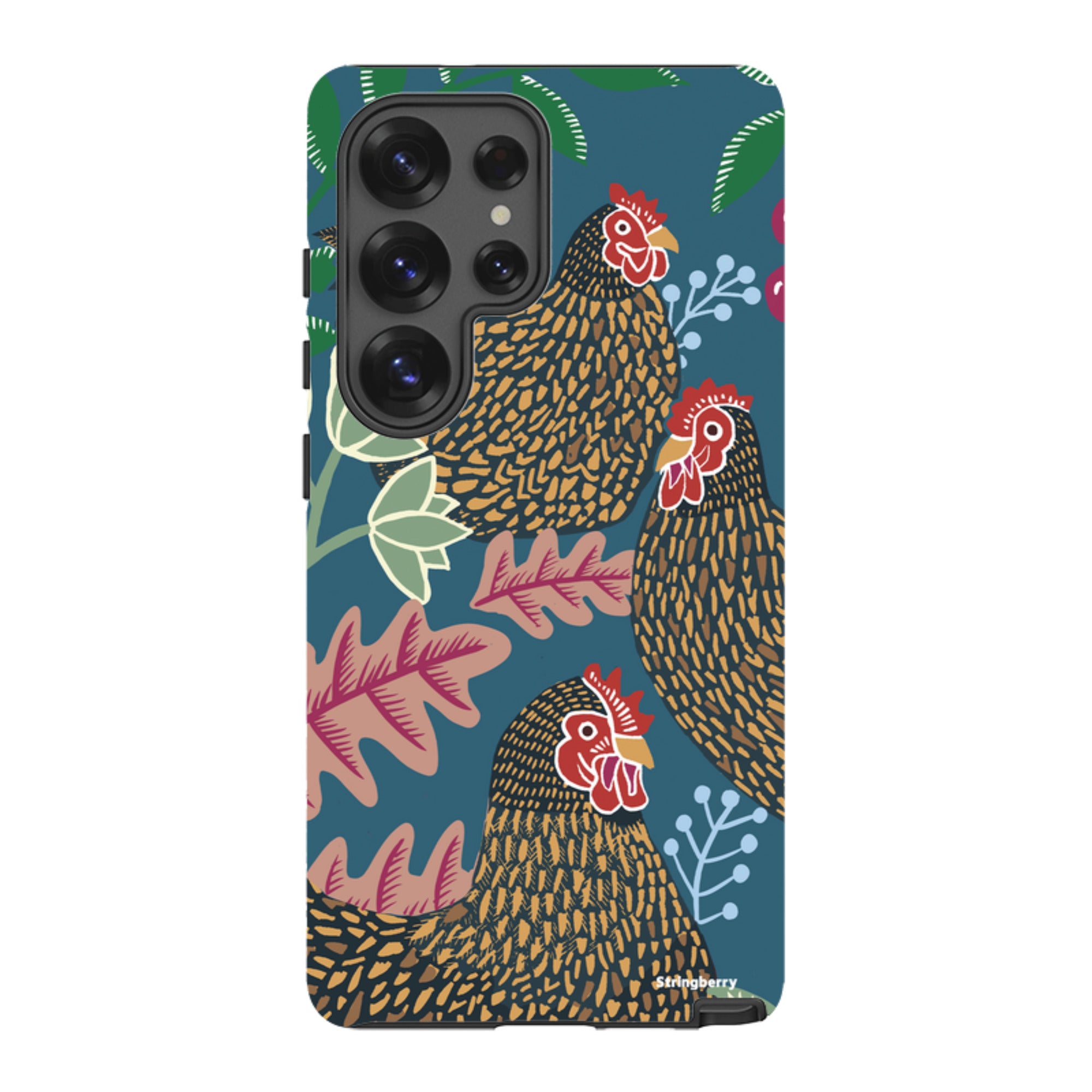Samsung Tough Case - Three French Hens By Kate Heiss