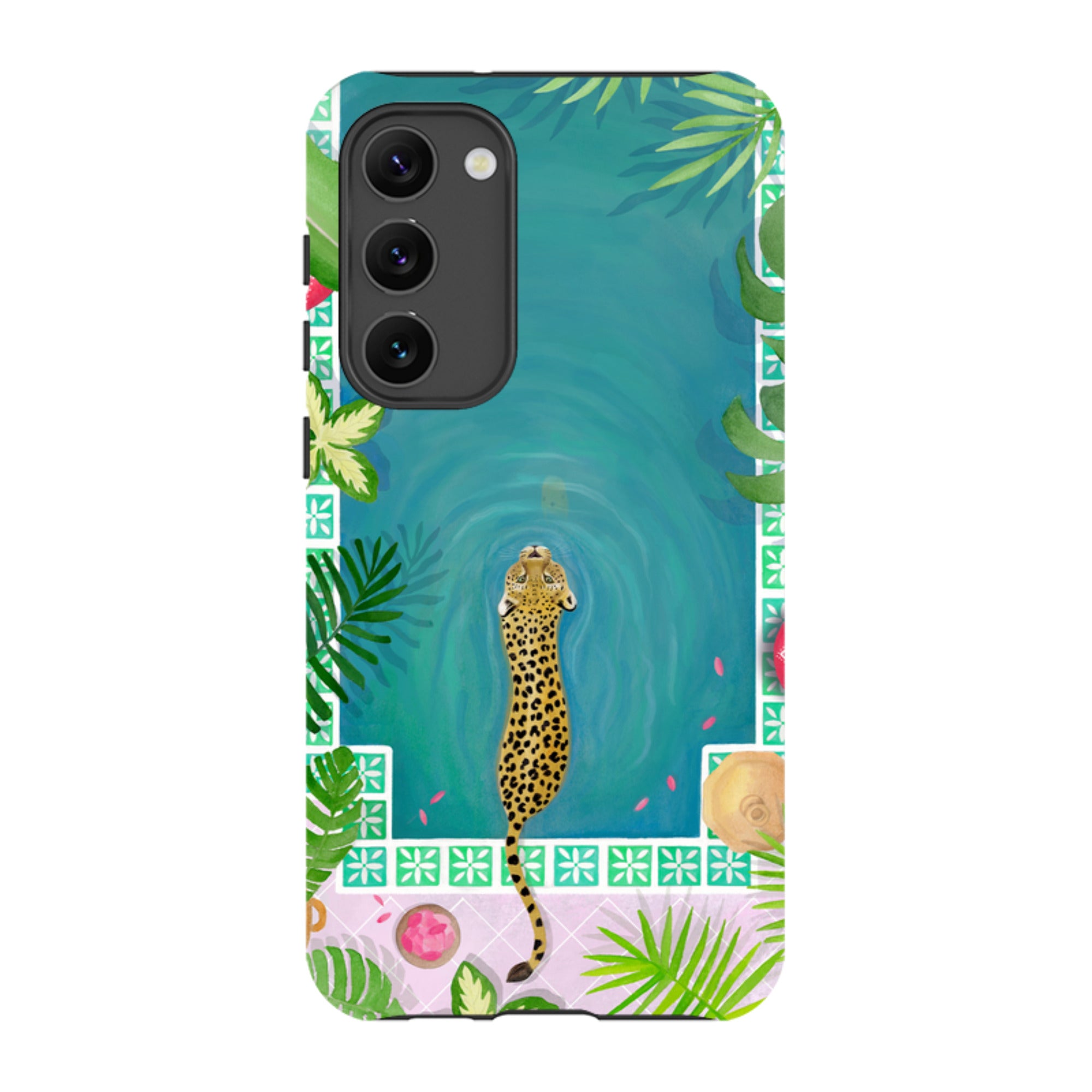 Samsung Tough Case - Morocco Pool Leopard By Bex Parkin